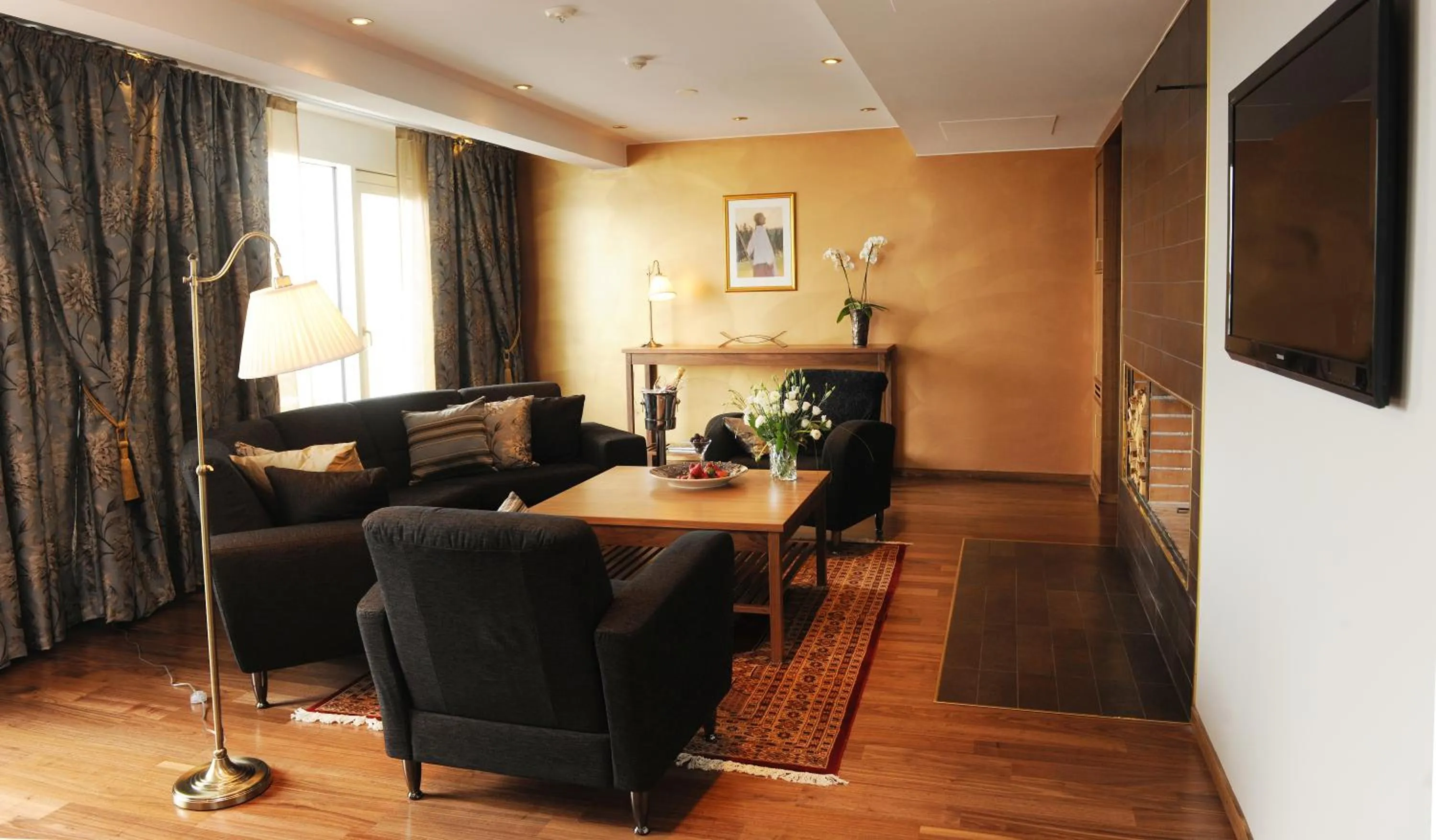 Seating area in Hotel Arkipelag