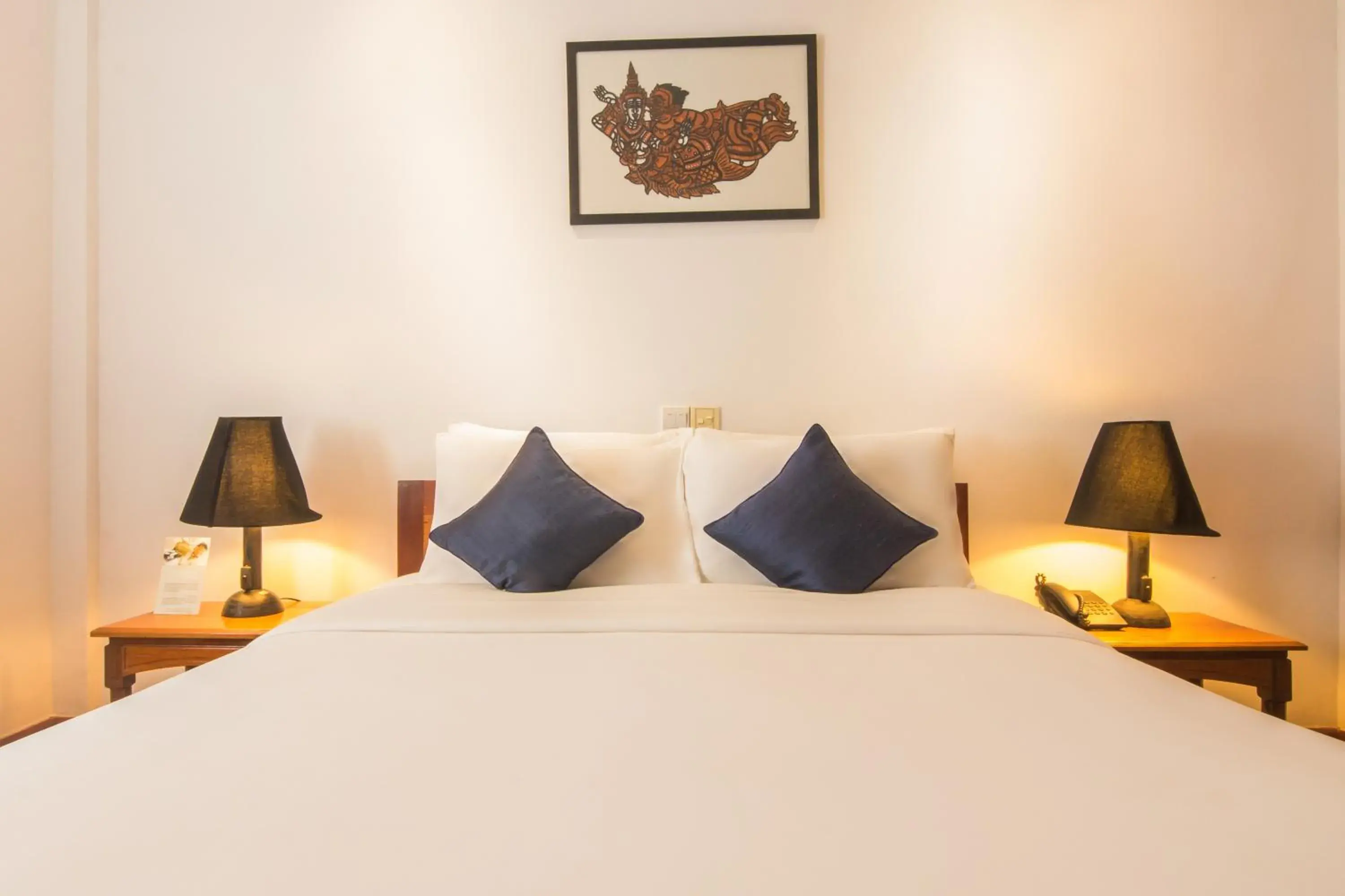 Bed in Apsara Centrepole Hotel Bed in Apsara Centrepole Hotel