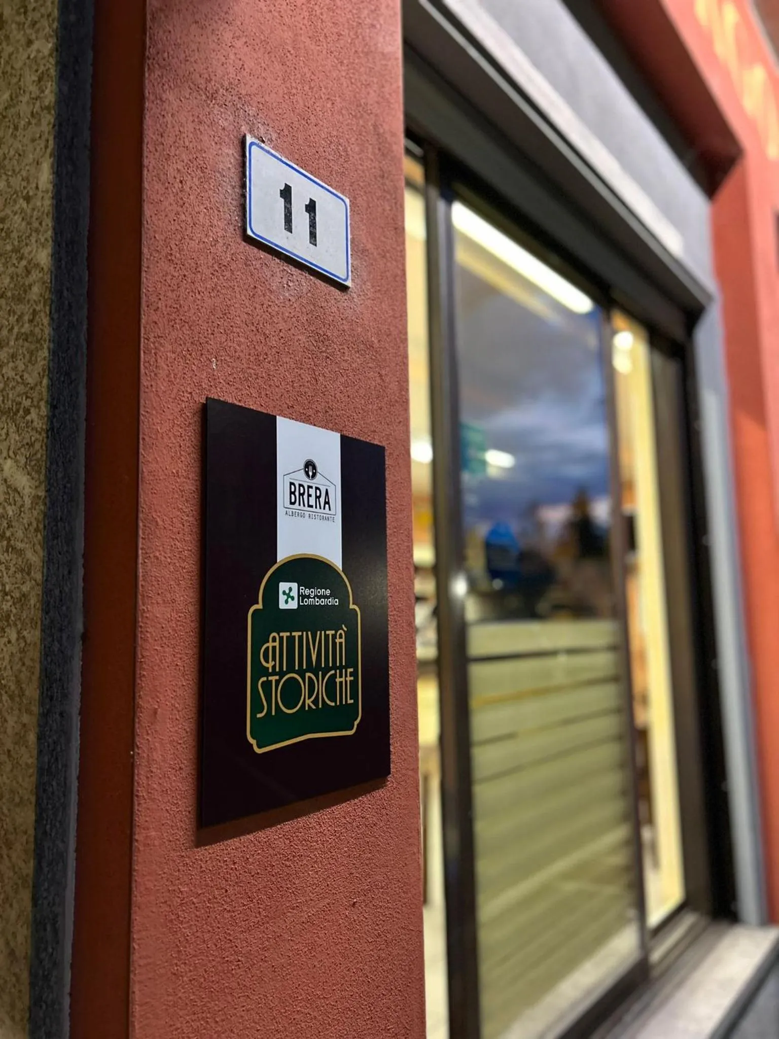 Property building in Albergo Ristorante Brera