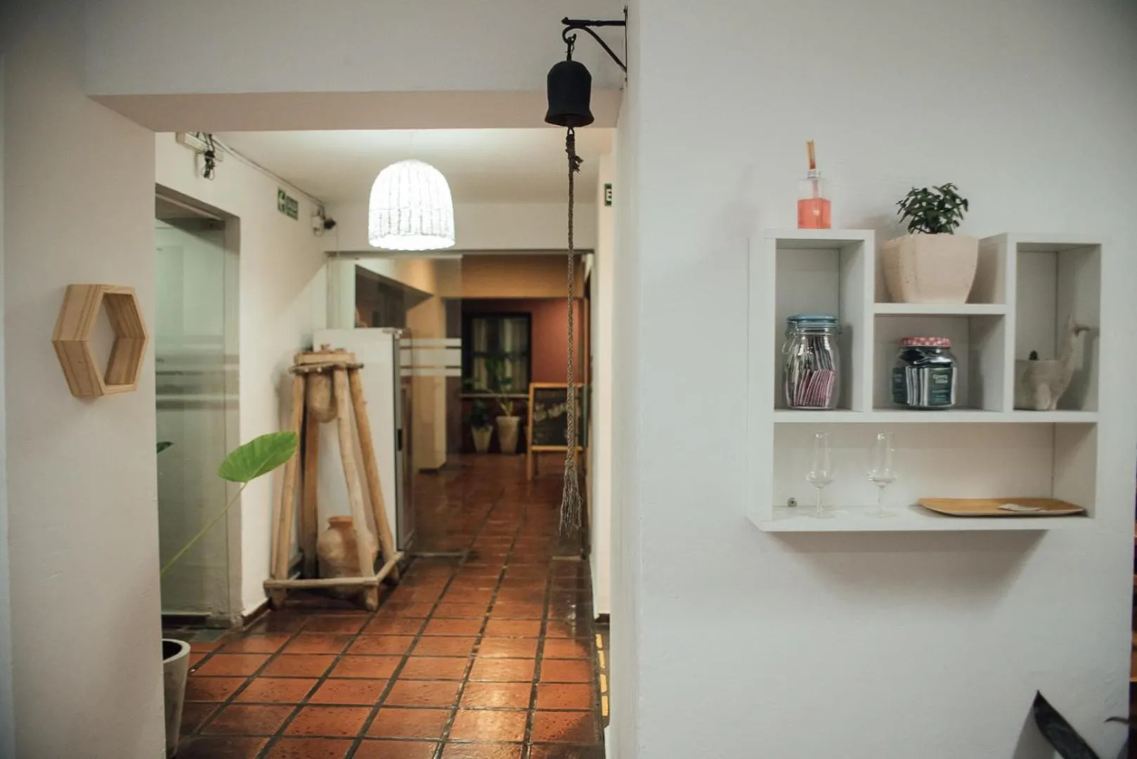 Lobby or reception in El Refugio Hotel