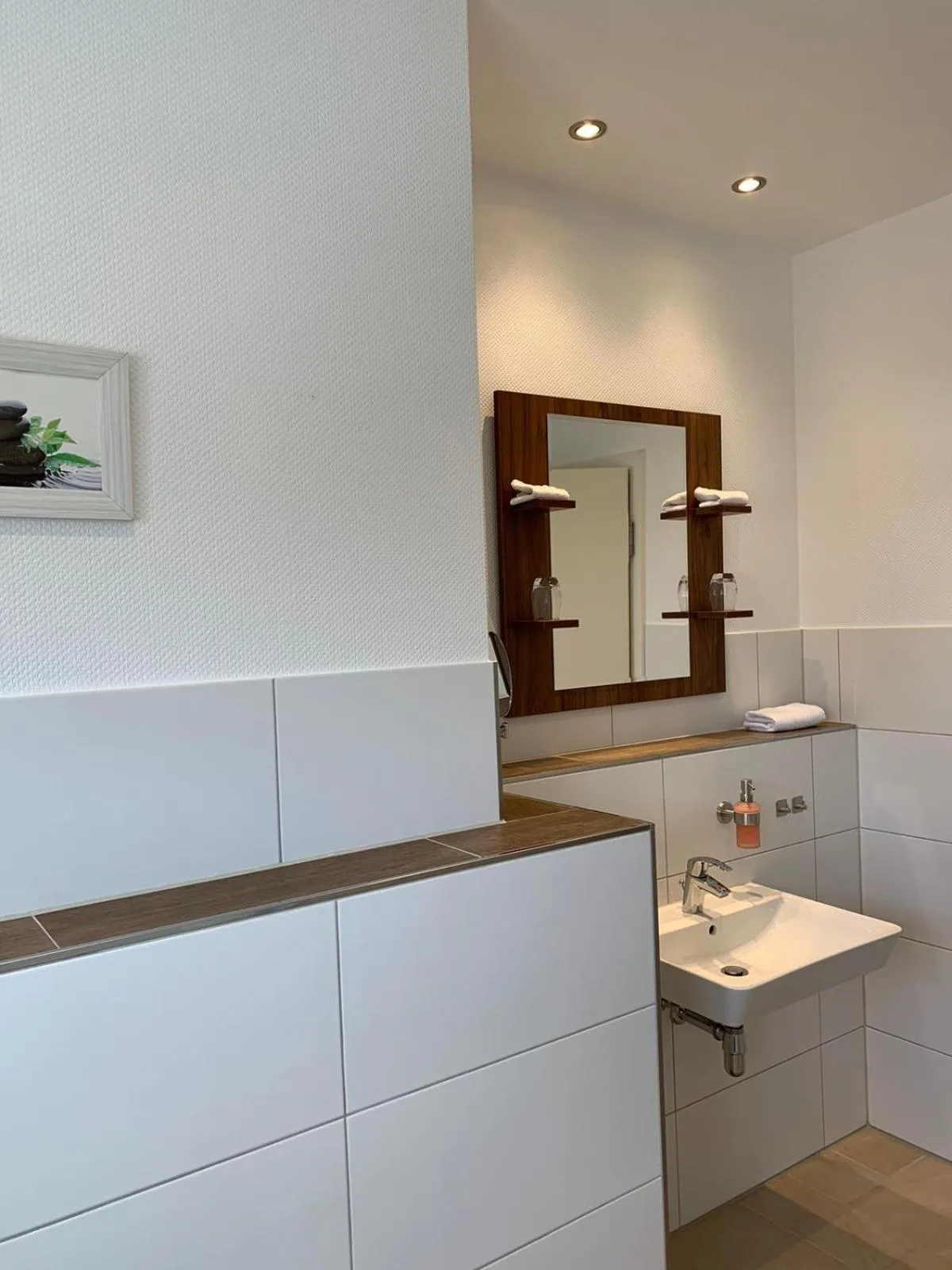 Bathroom in Motel Am Bürgerpark