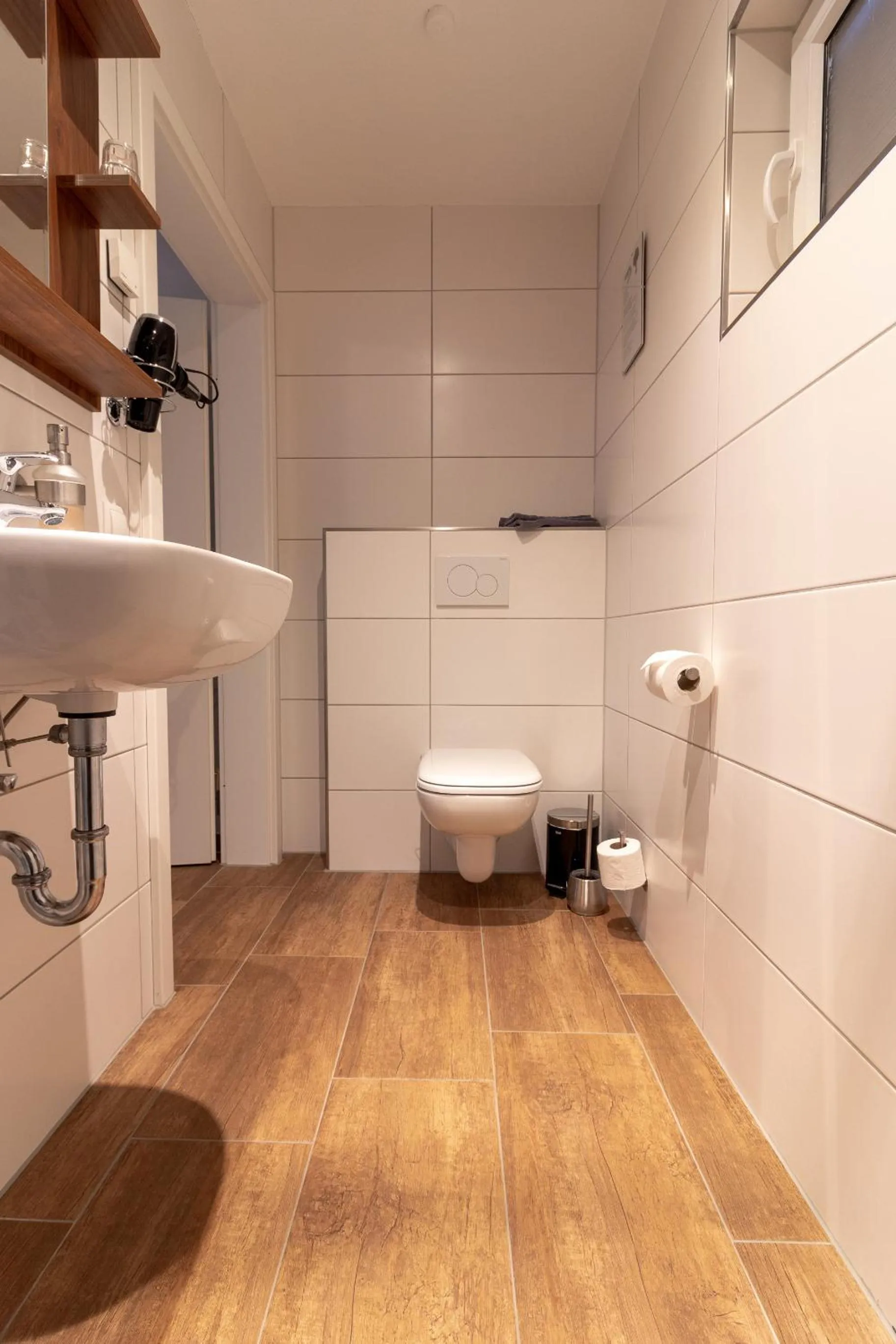 Bathroom in Motel Am Bürgerpark