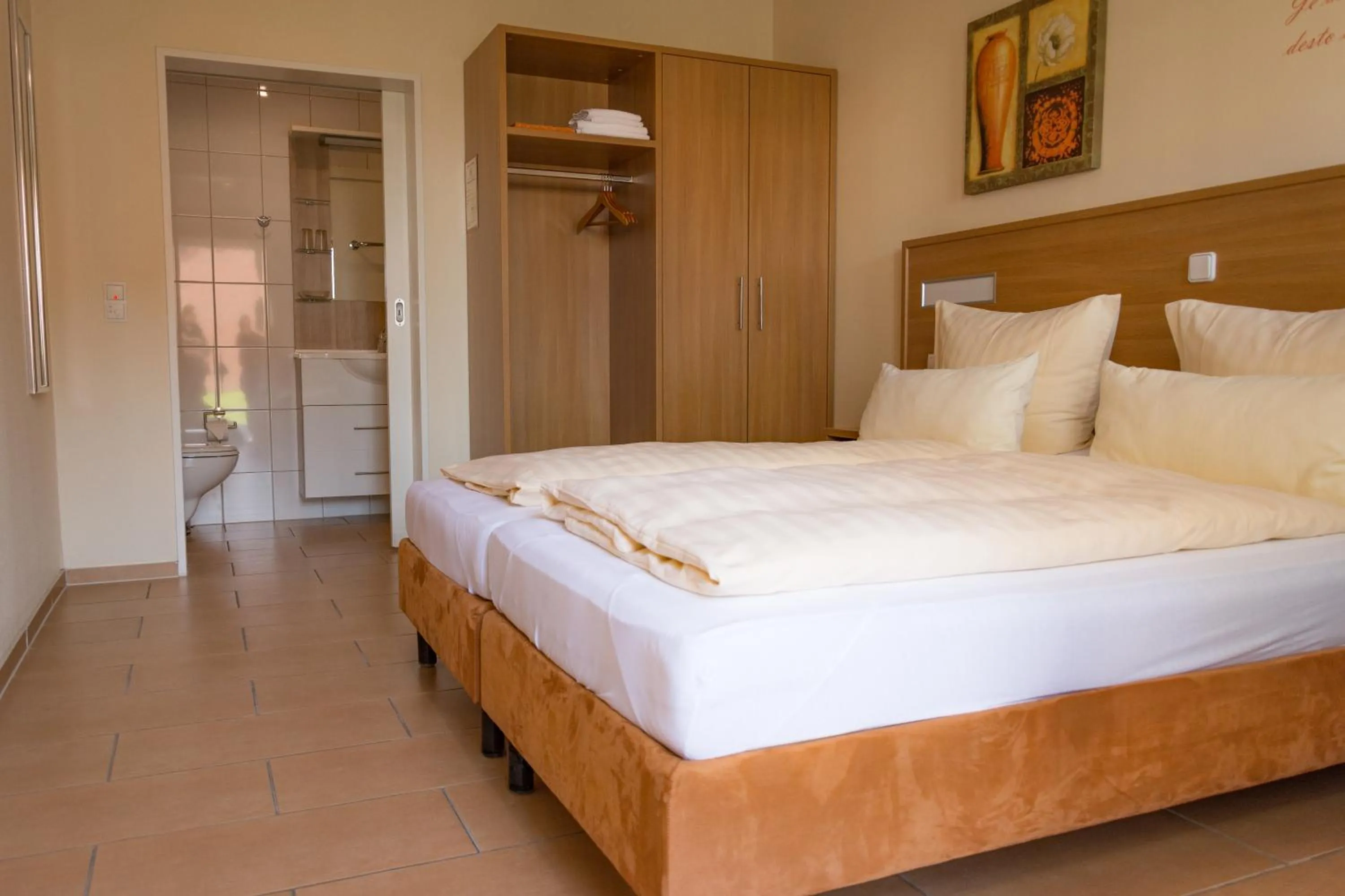 Bed in Motel Am Bürgerpark