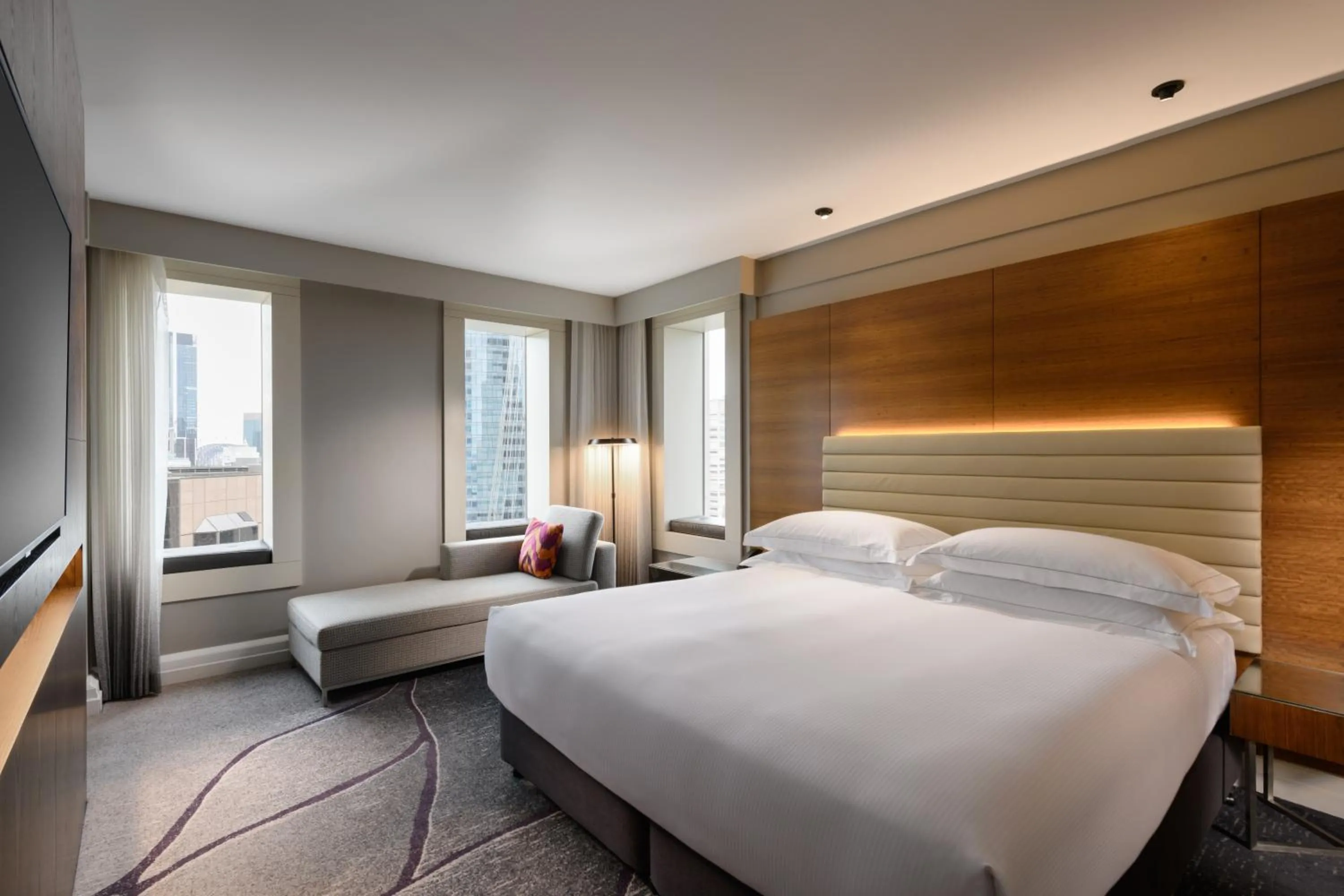 Bed in Hilton Sydney