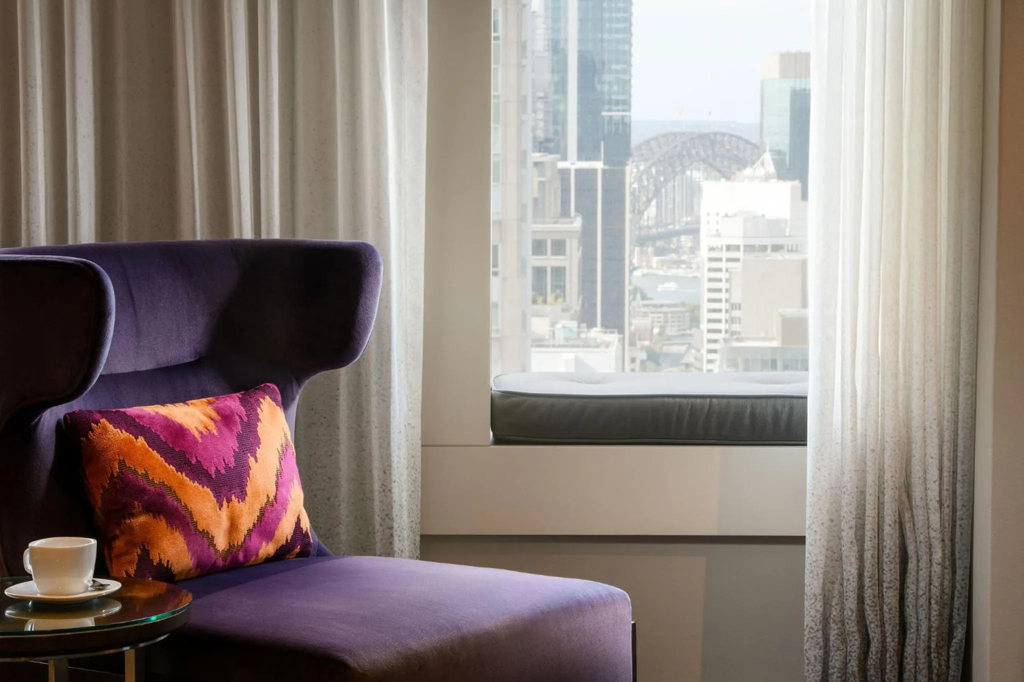 Seating area in Hilton Sydney