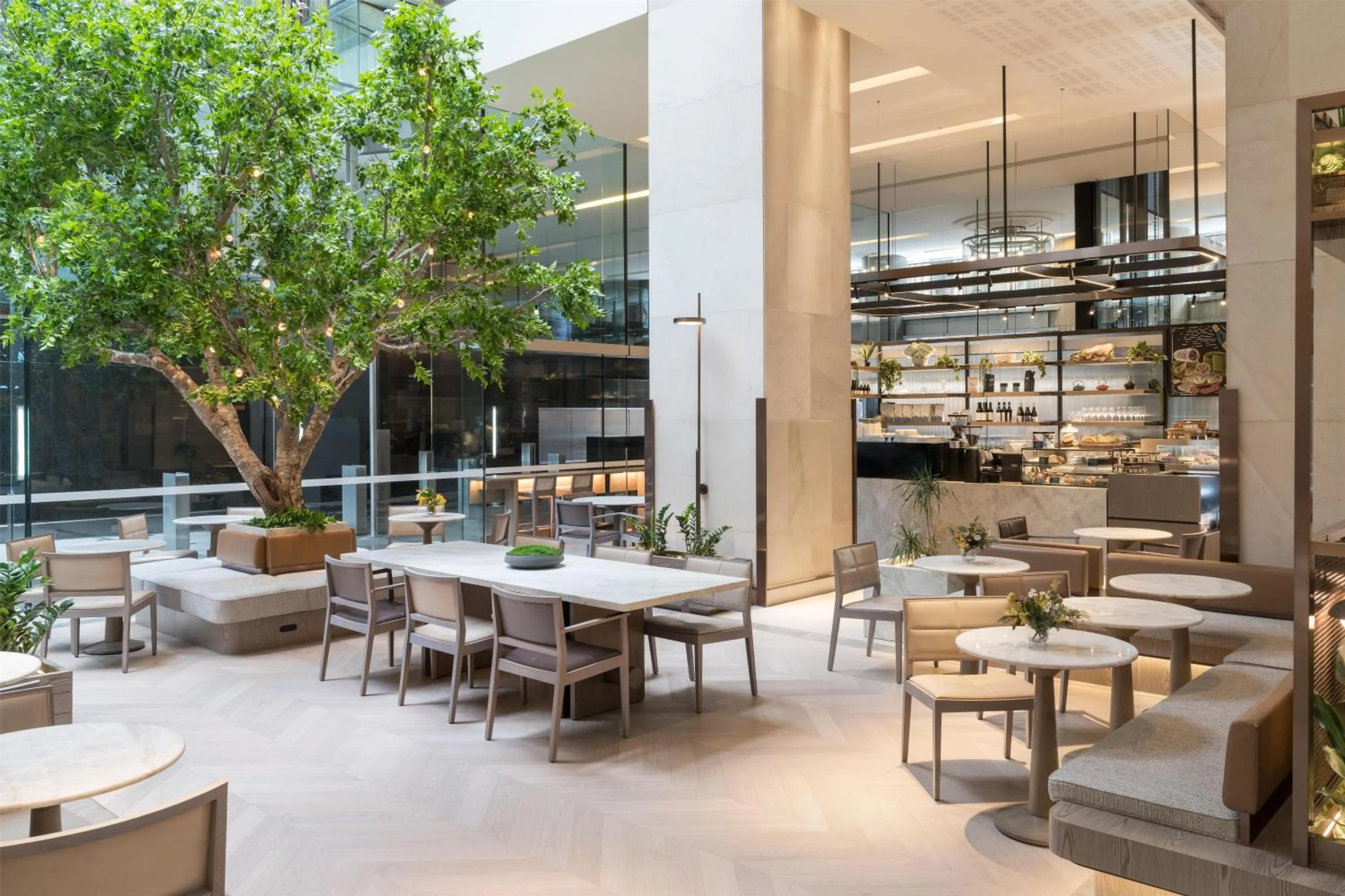 Dining area in Hilton Sydney