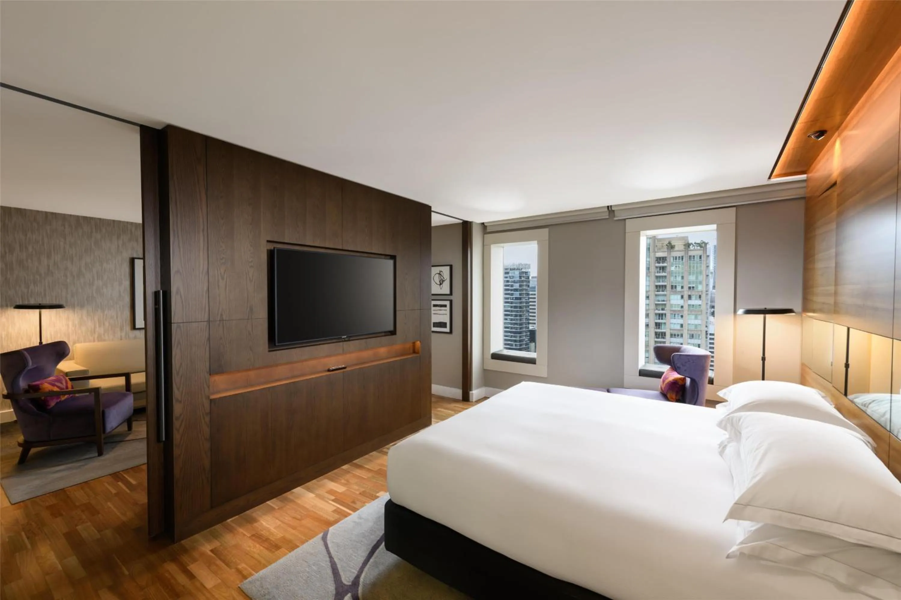 Bed in Hilton Sydney