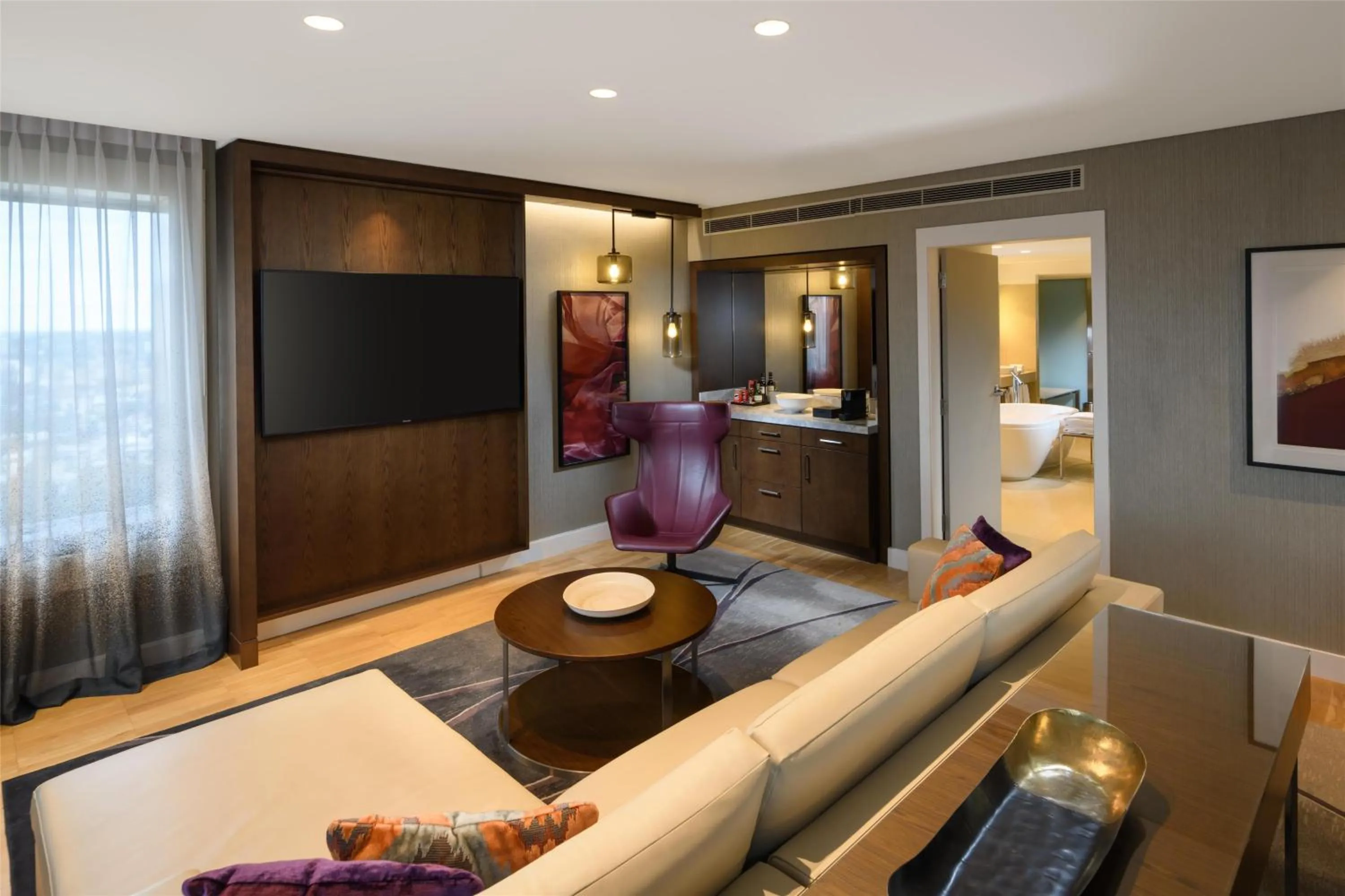 Living room in Hilton Sydney