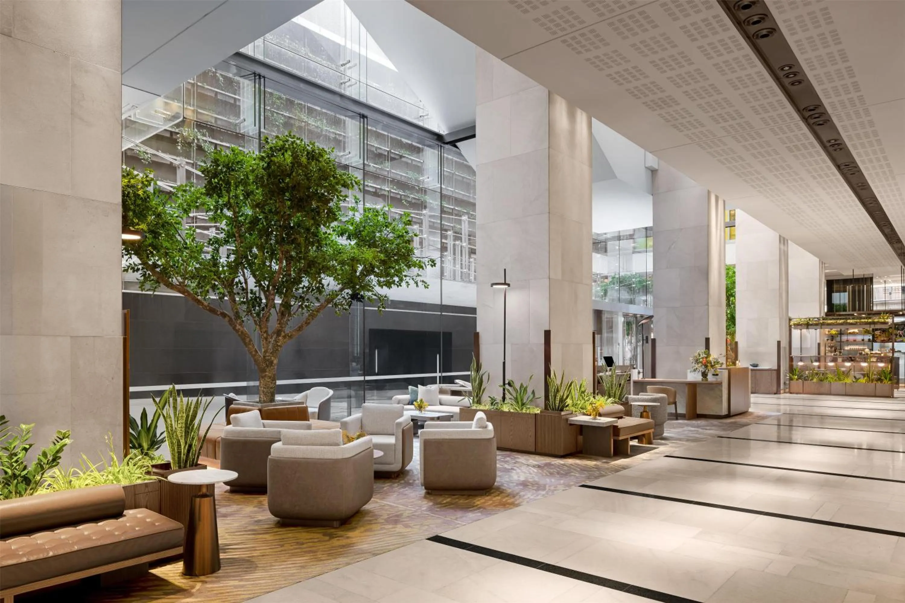 Lobby or reception in Hilton Sydney