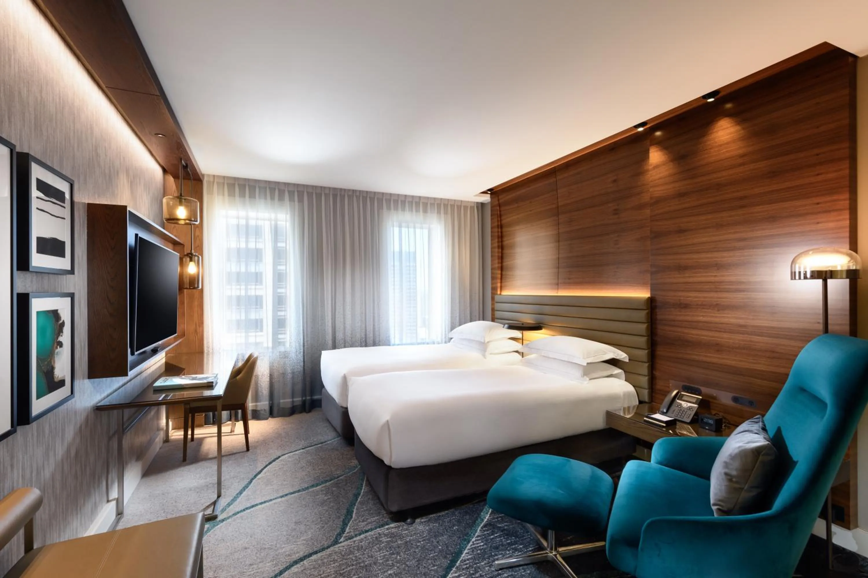 Bed in Hilton Sydney