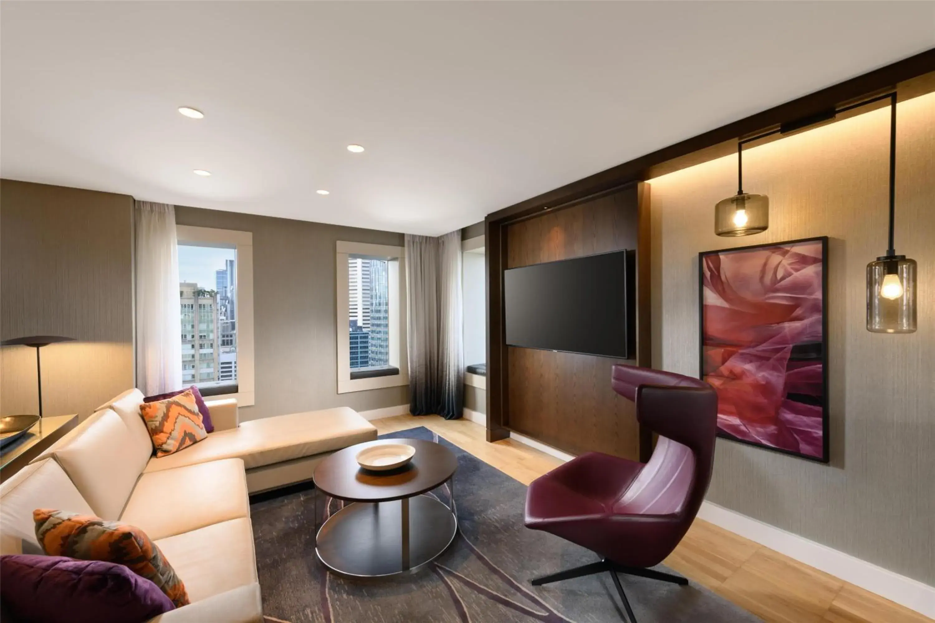 Living room in Hilton Sydney Living room in Hilton Sydney