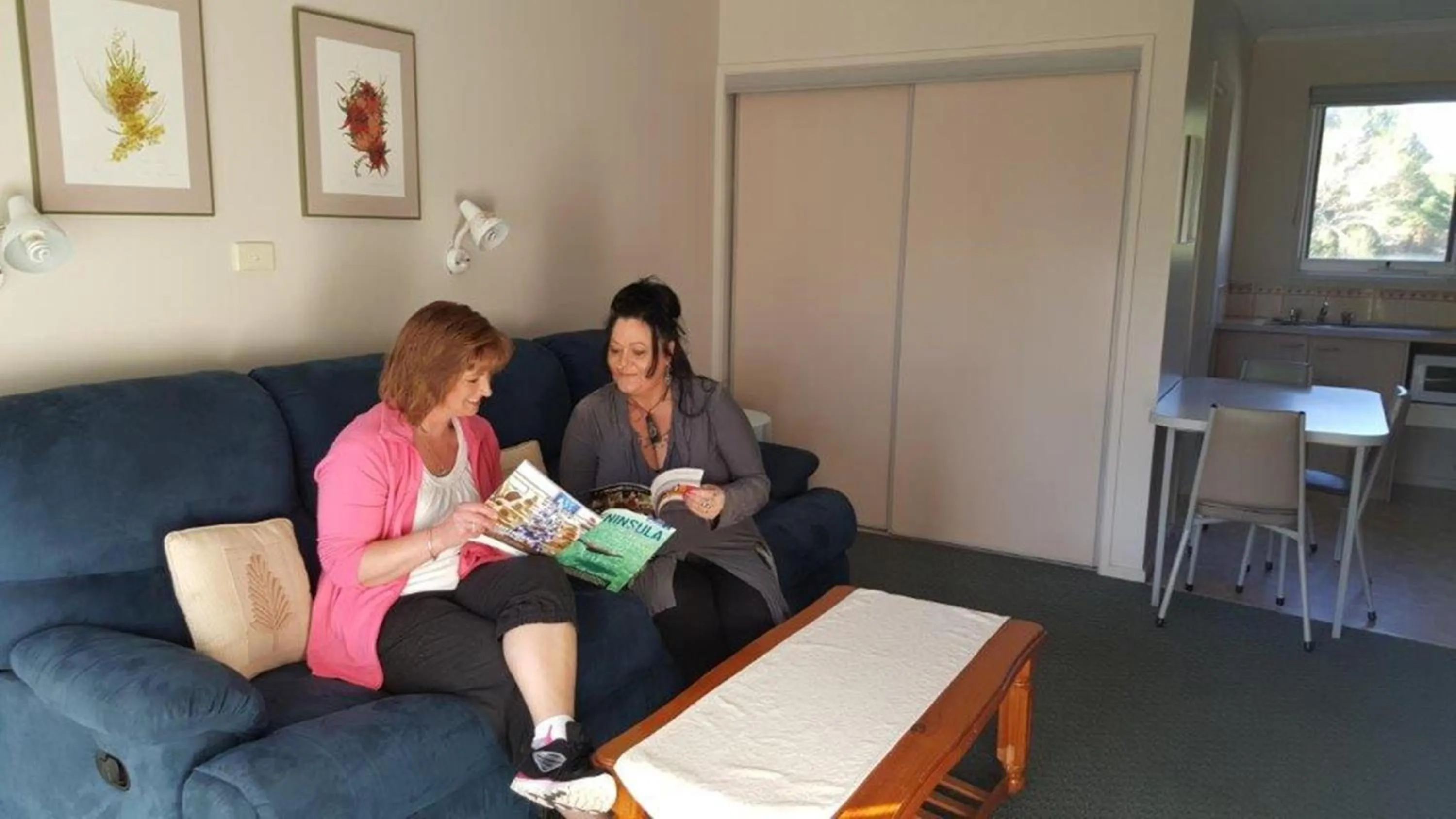 Seating area in The Balnarring Motel