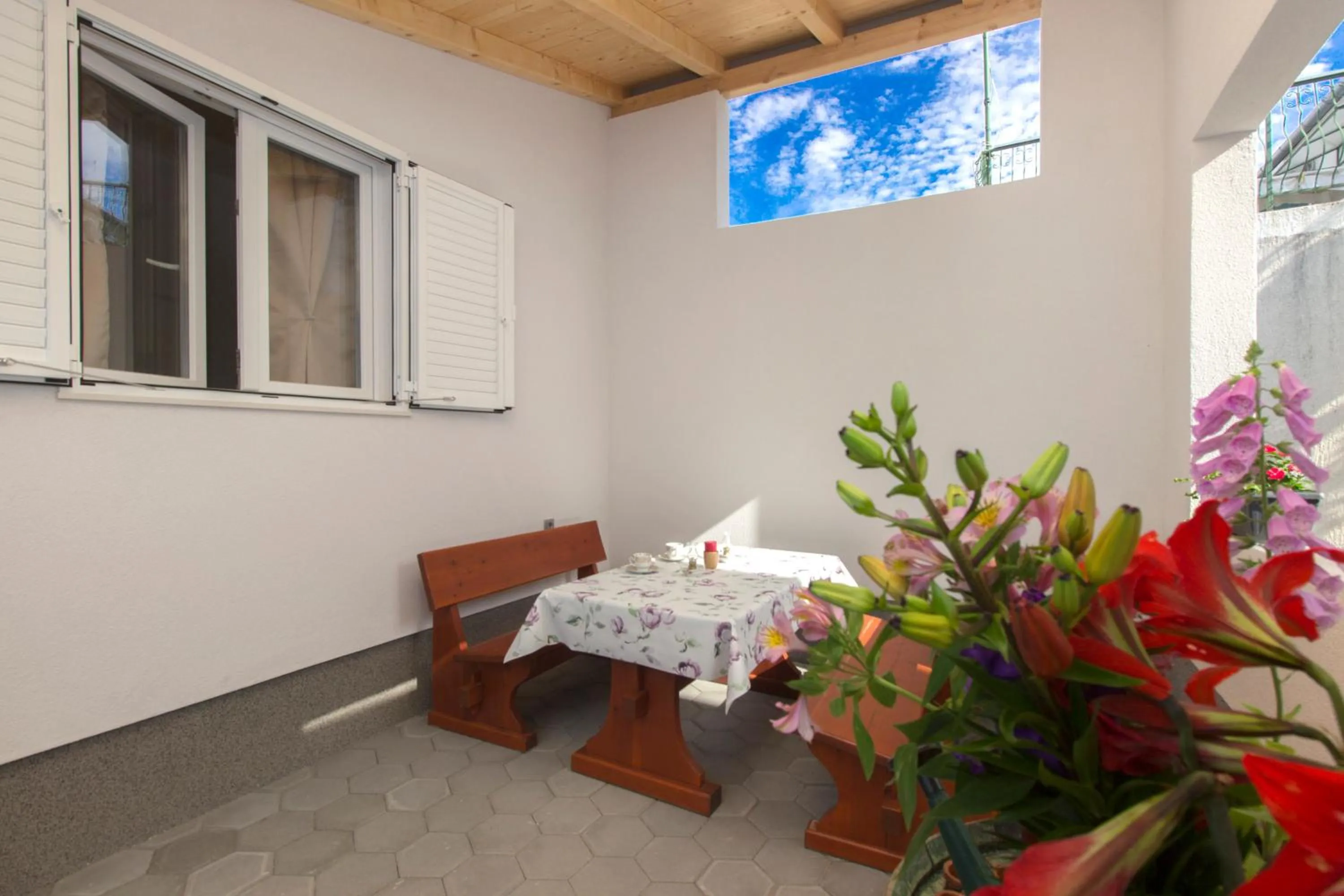 Patio in Villa Milena