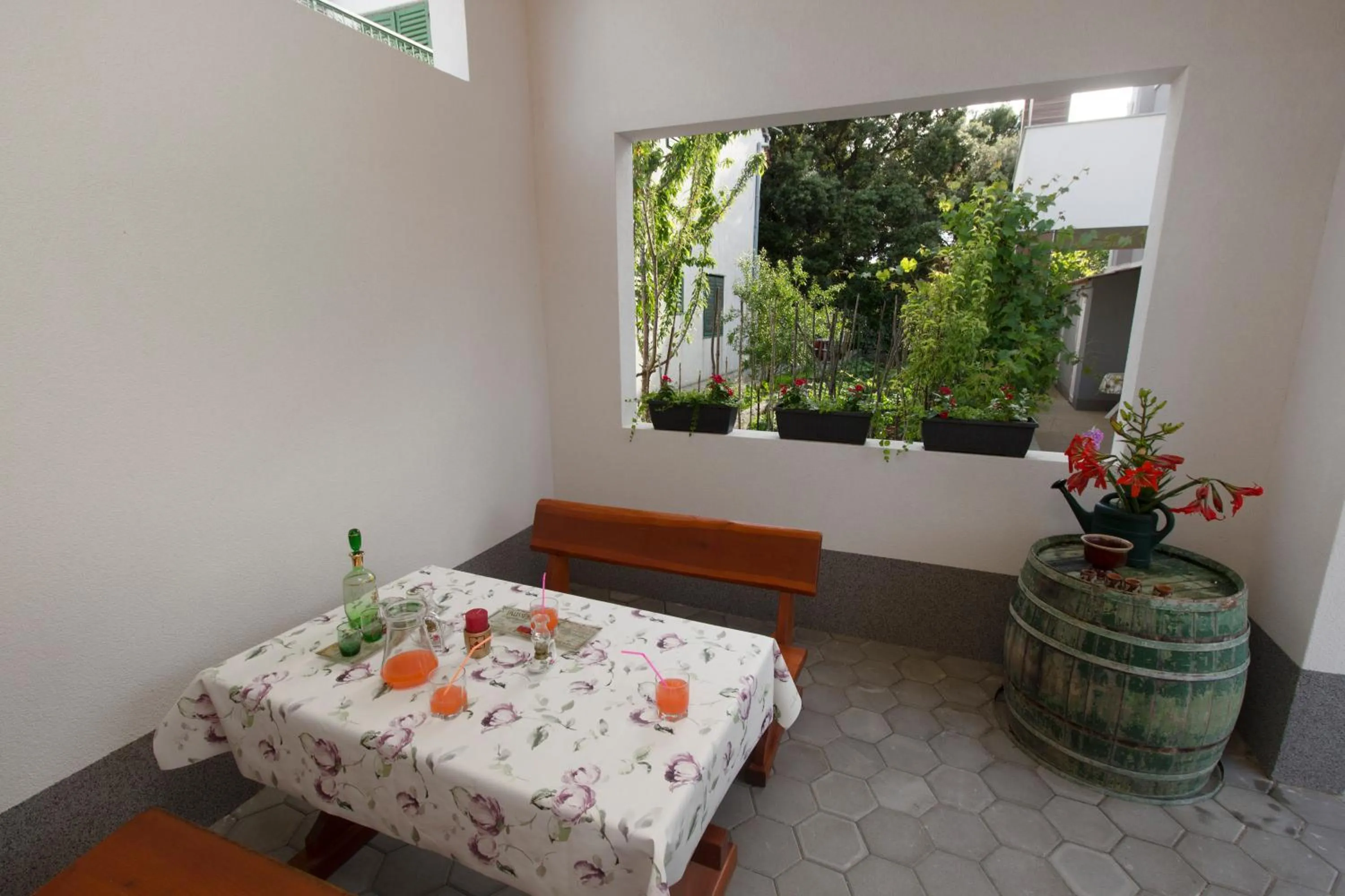 Patio in Villa Milena