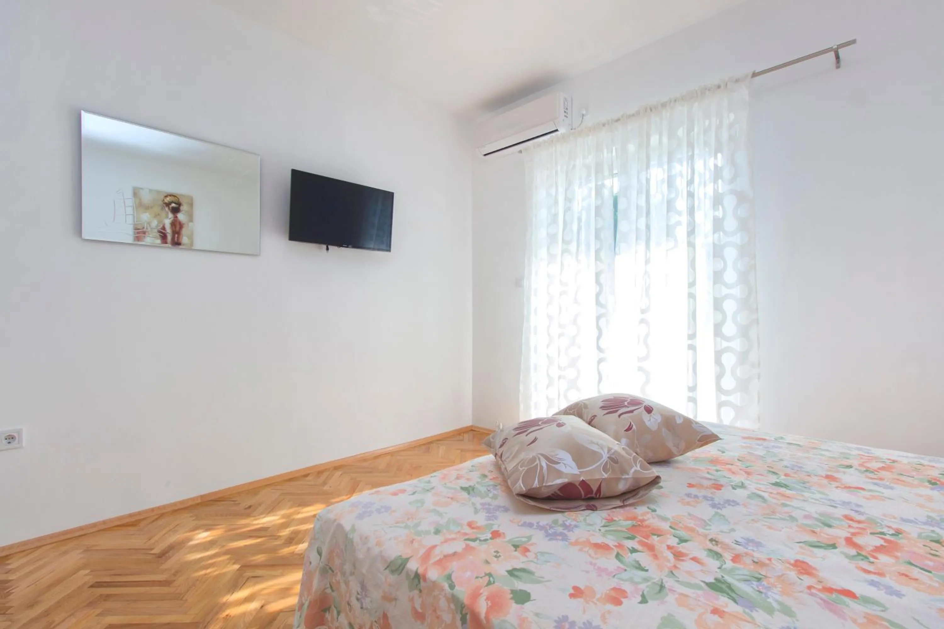 Bedroom, Bed in Villa Milena