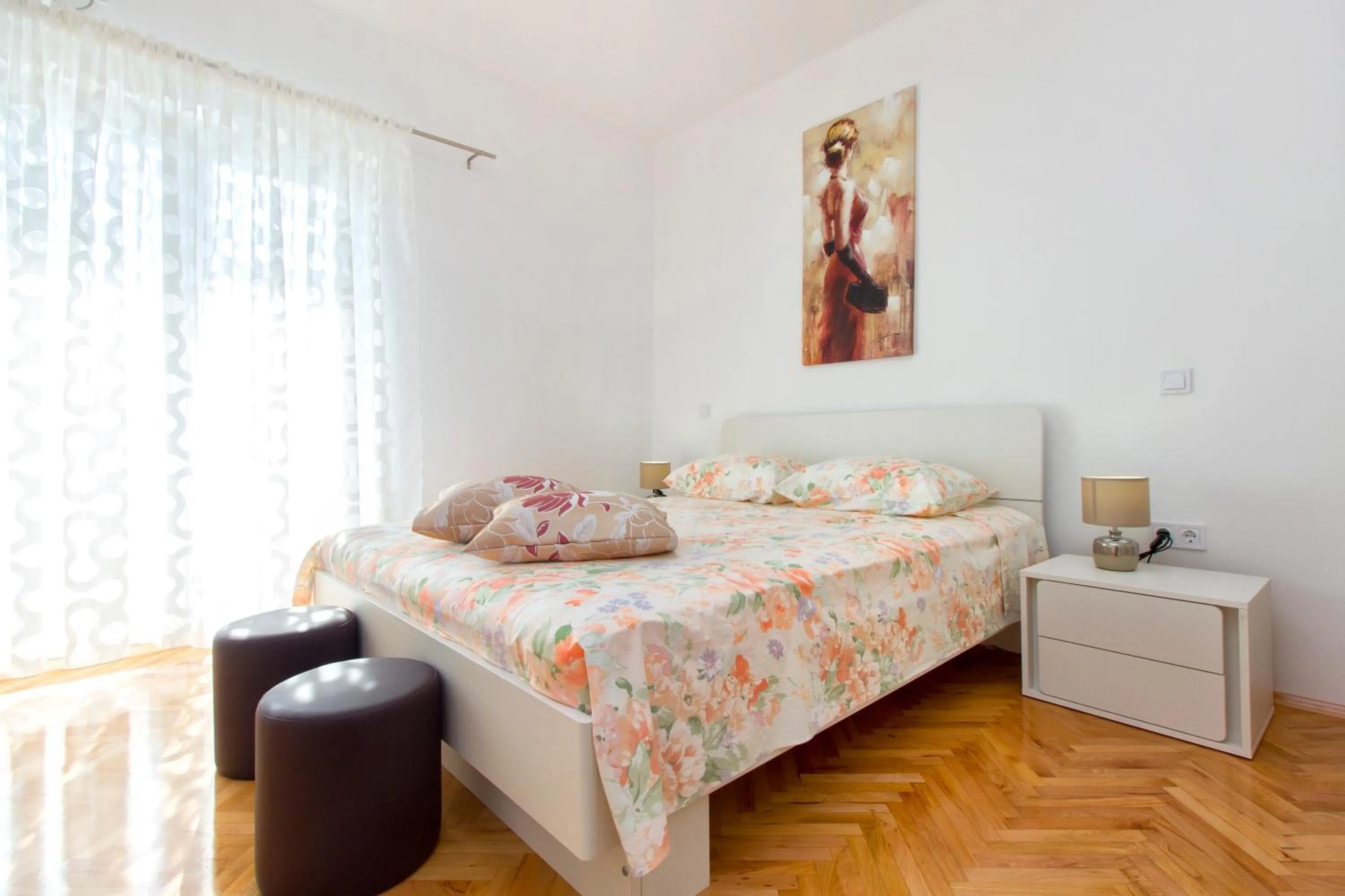 Bed in Villa Milena