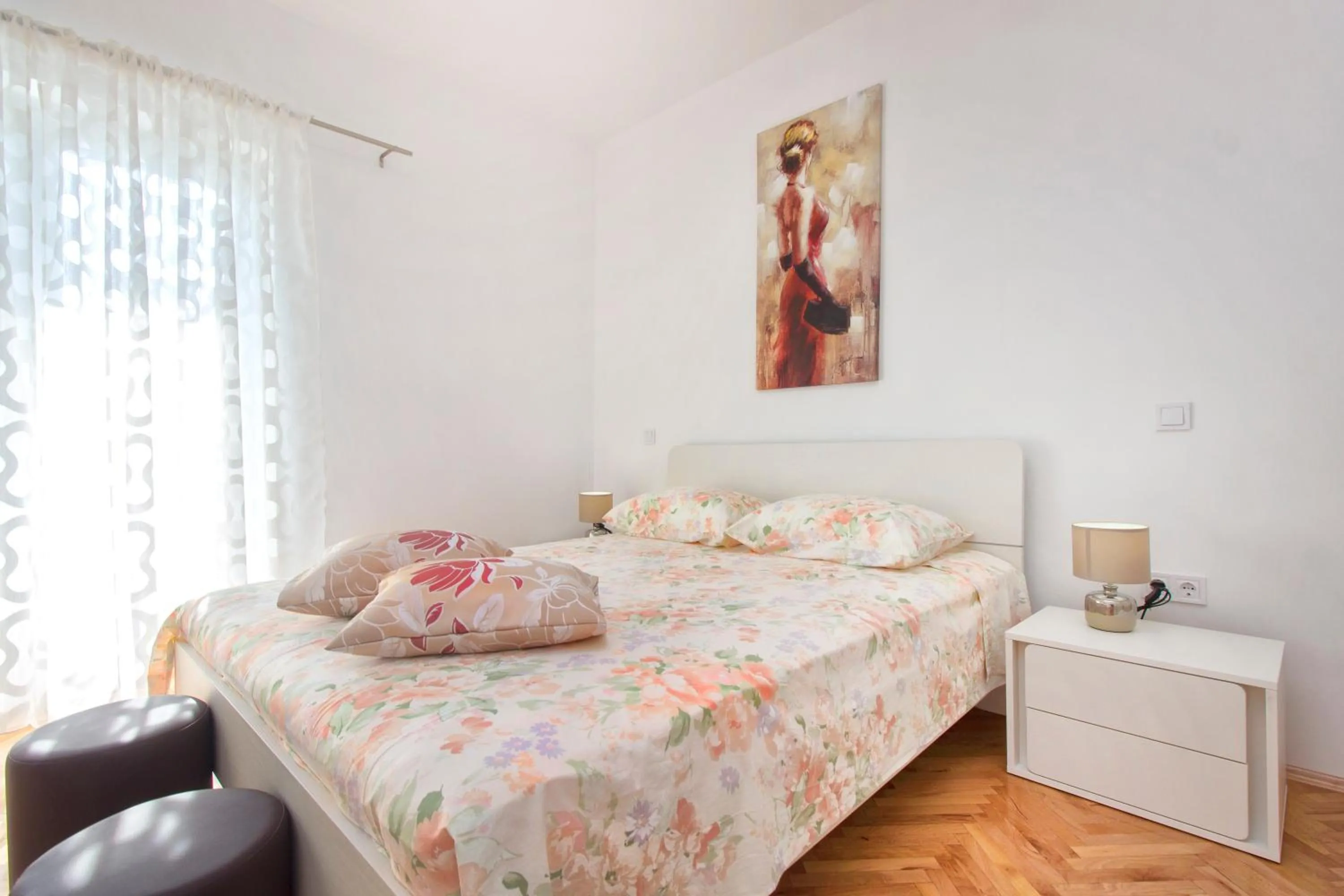 Bedroom, Bed in Villa Milena