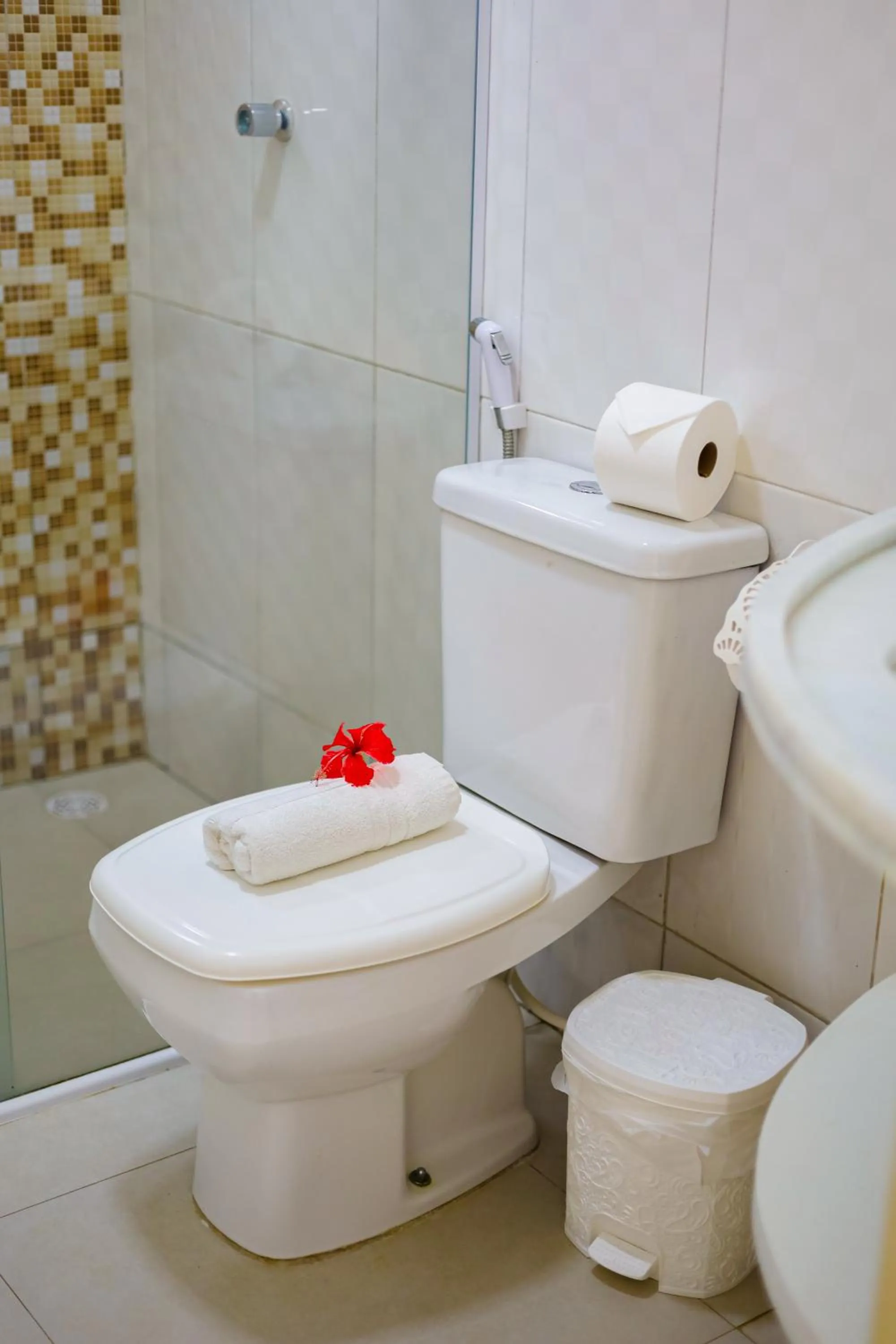 Toilet in Pousada Polymar