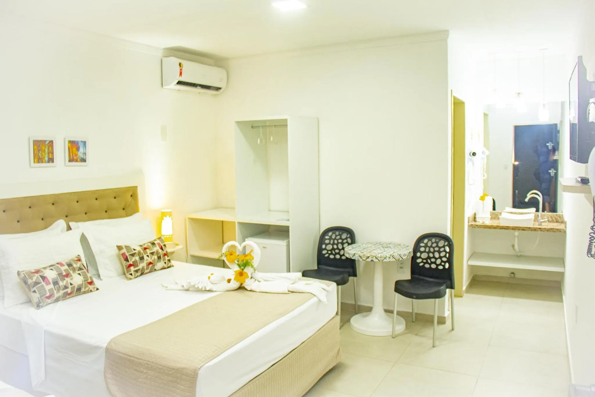 Bedroom, Bed in Pousada Polymar