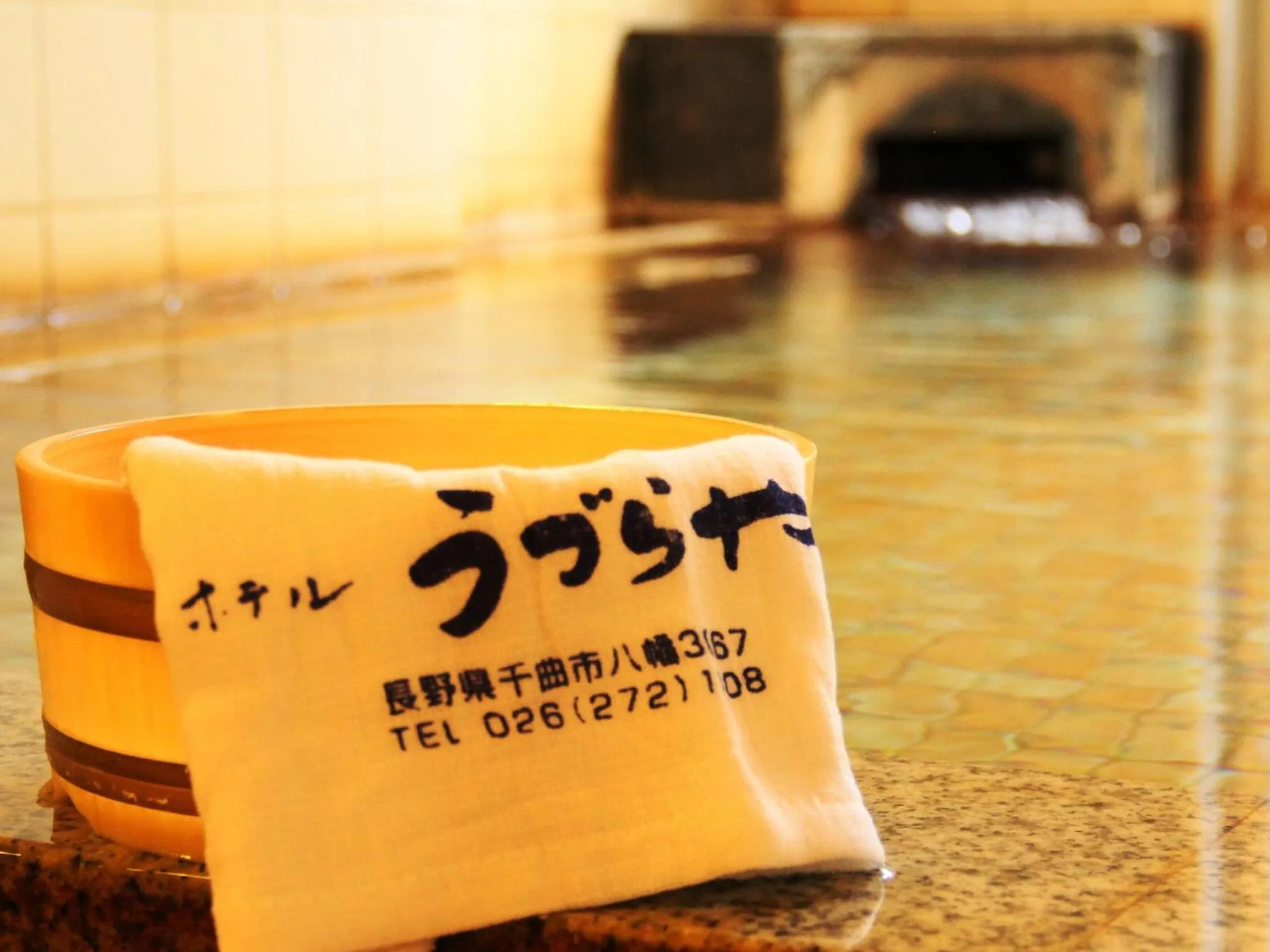 Hot Spring Bath in Hotel Uzuraya