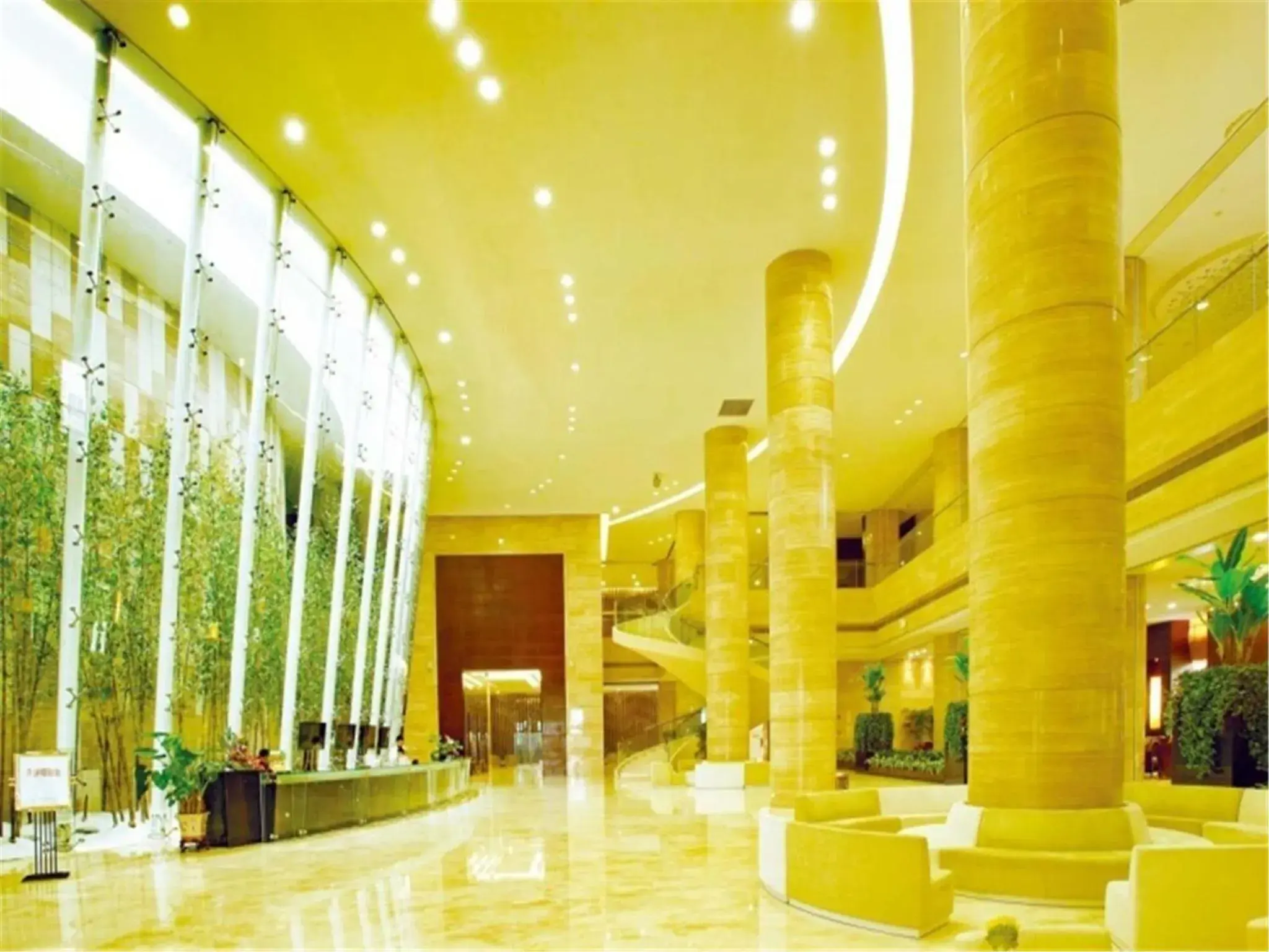 Lobby or reception in Guangzhou Baiyun International Convention Center Lobby or reception in Guangzhou Baiyun International Convention Center