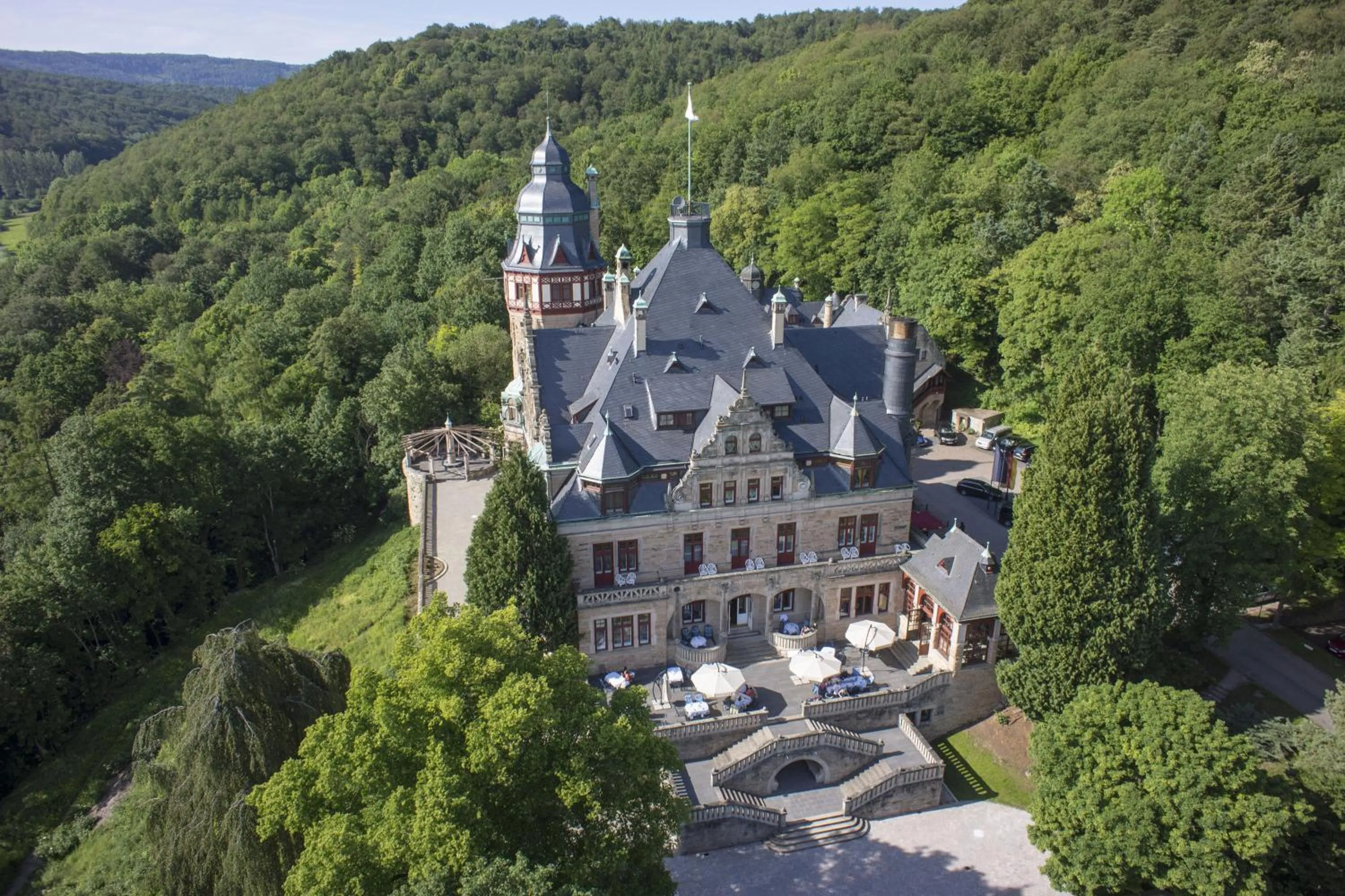 Natural landscape in Schloss Hotel Wolfsbrunnen