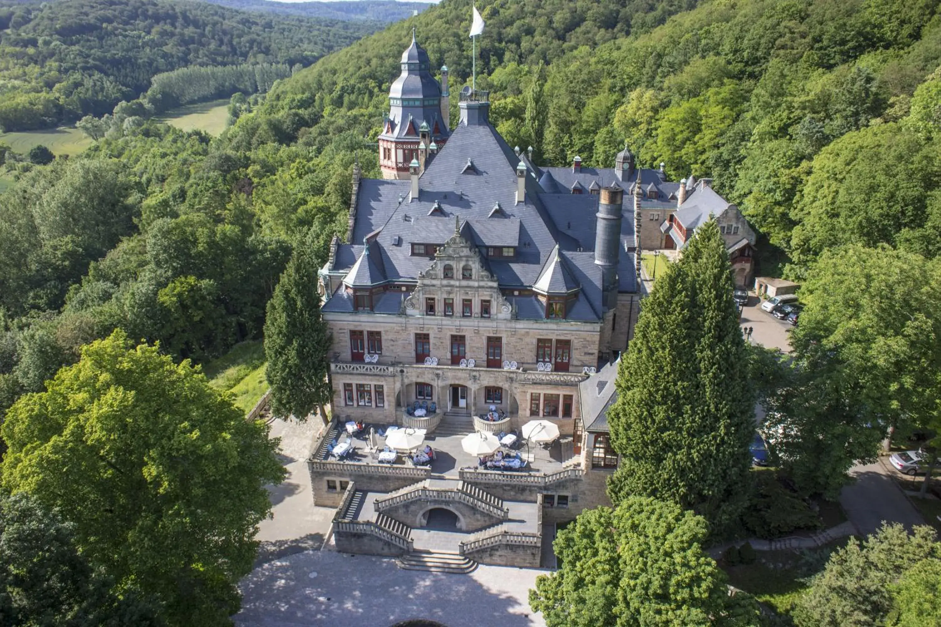 Property Building in Schloss Hotel Wolfsbrunnen