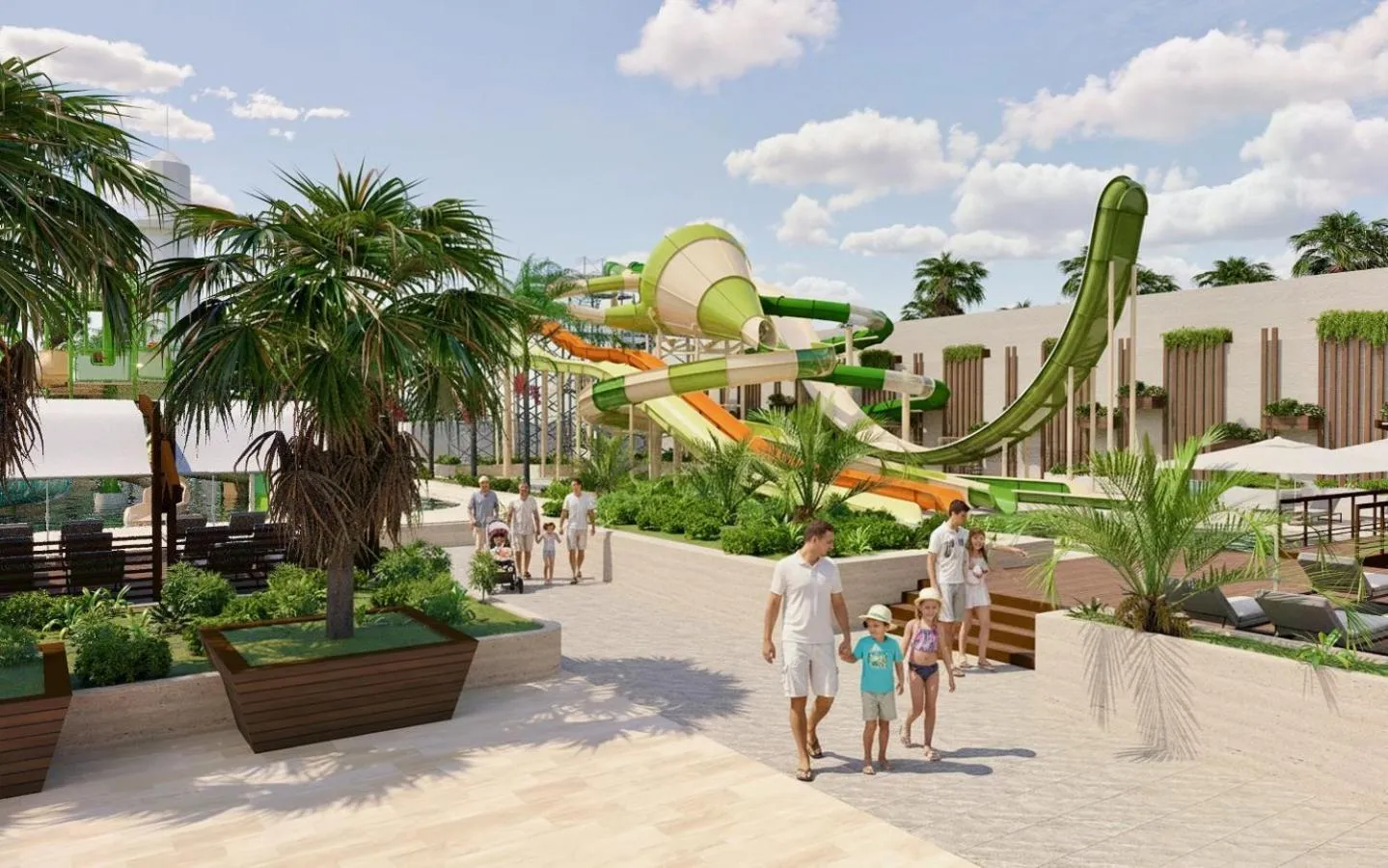 Aqua park in Adenya Hotel & Resort Halal All Inclusive