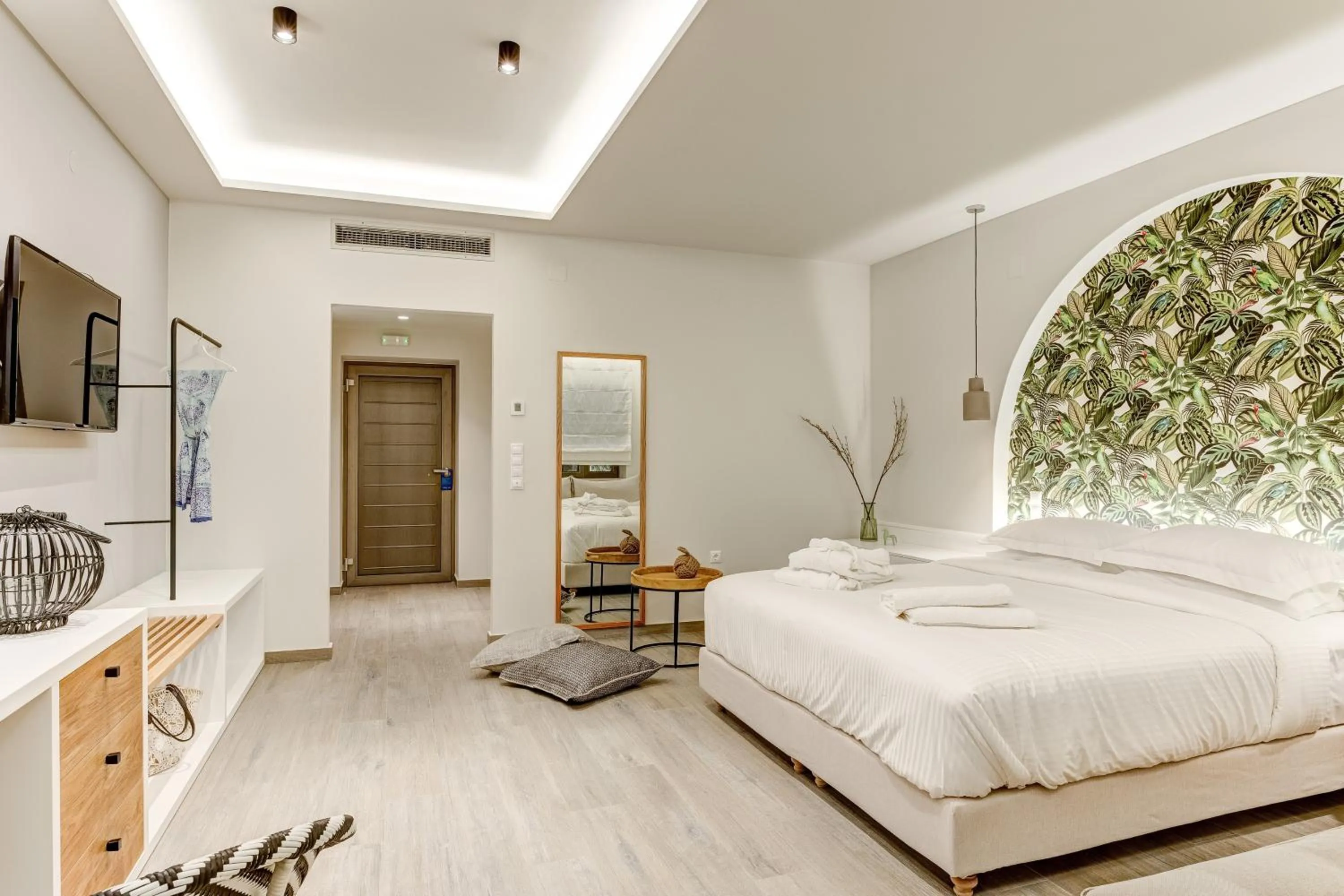 Bed in Anemolia Parga Suites