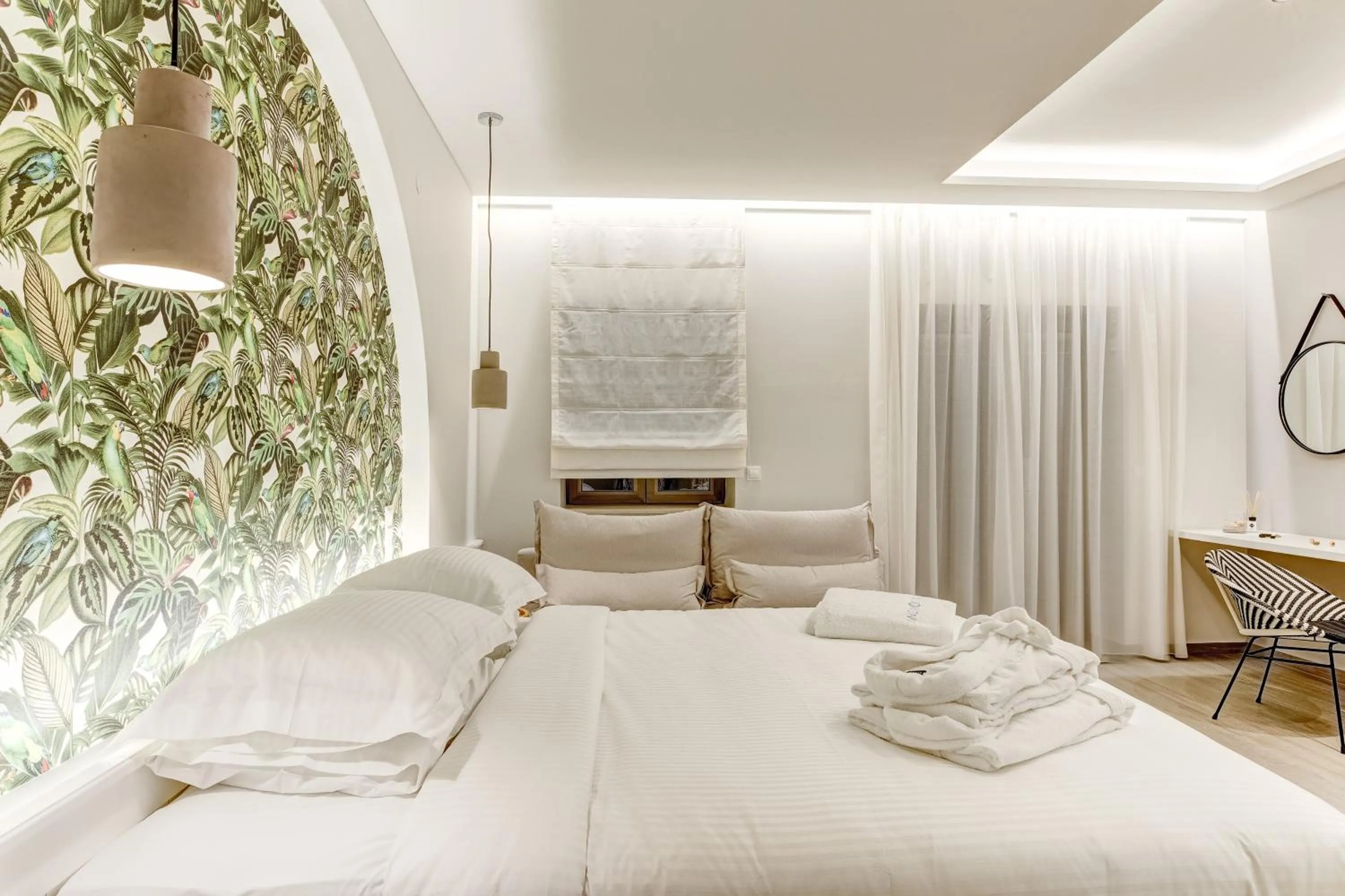 Bed in Anemolia Parga Suites