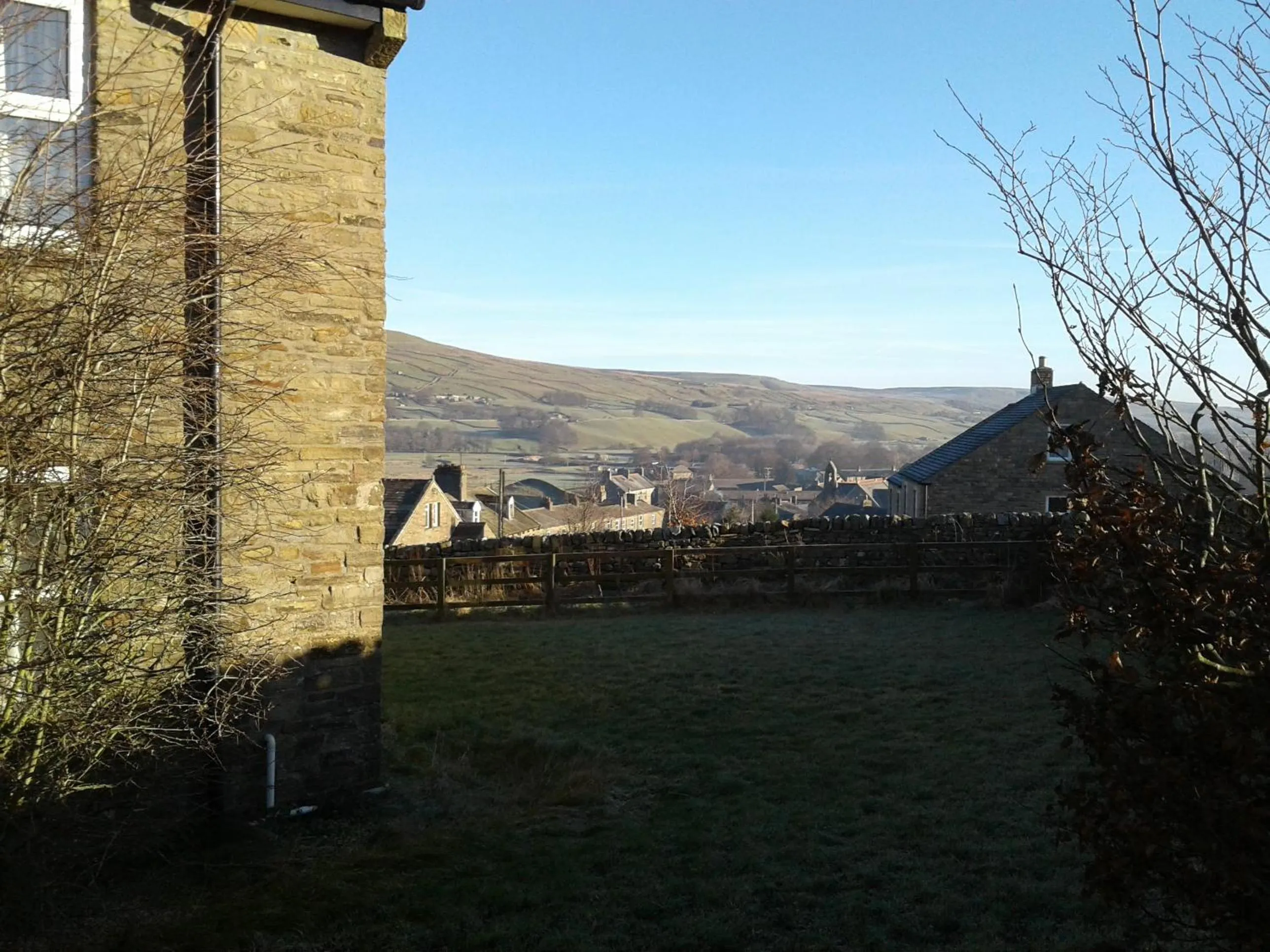 Mountain view in YHA Hawes