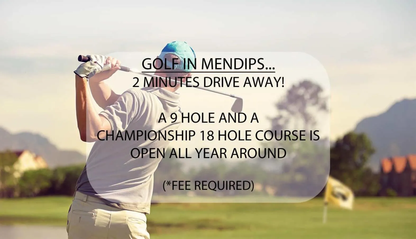 Golfcourse in Miltons Country Lodge