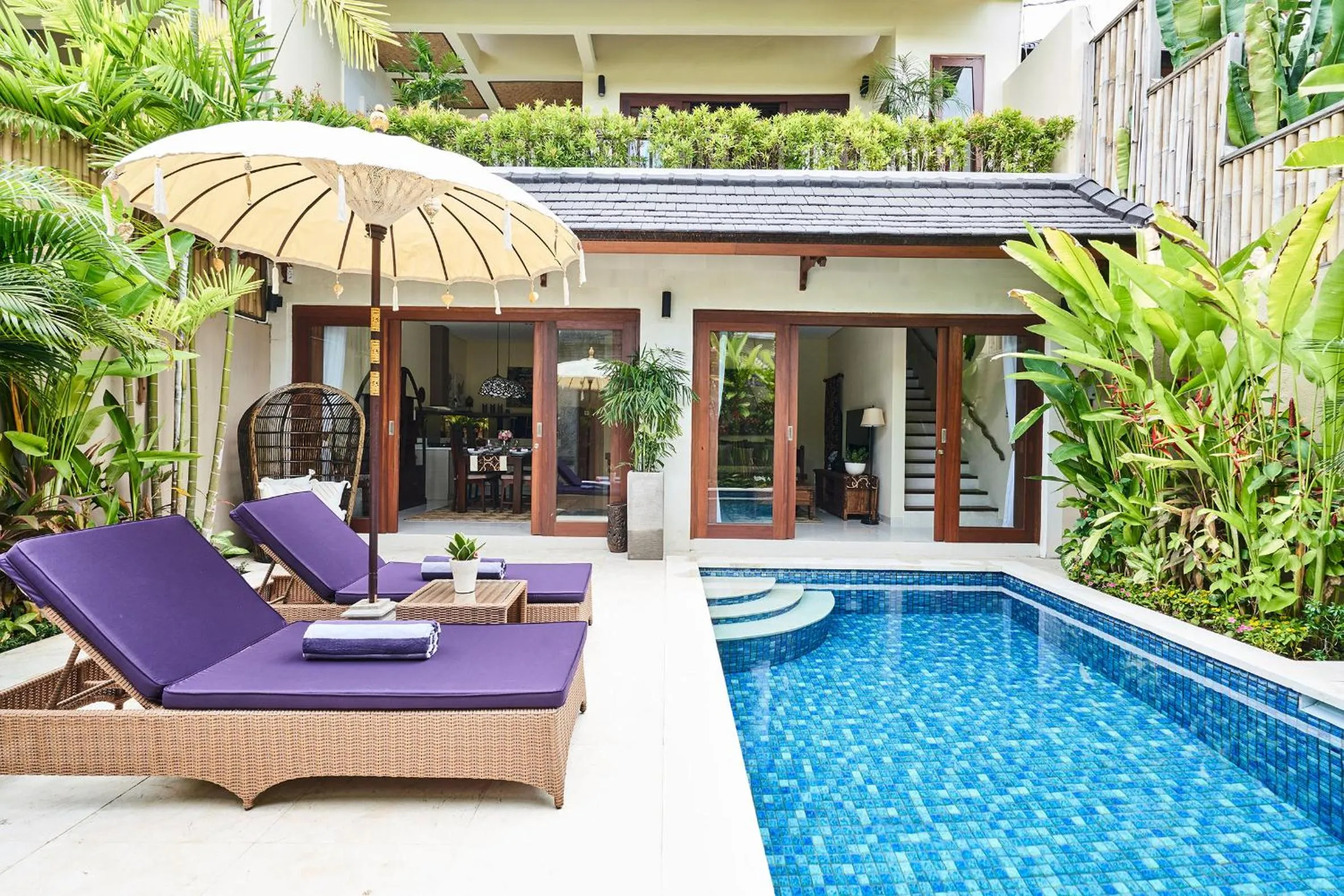 Swimming pool in Kubu Gajah Villas