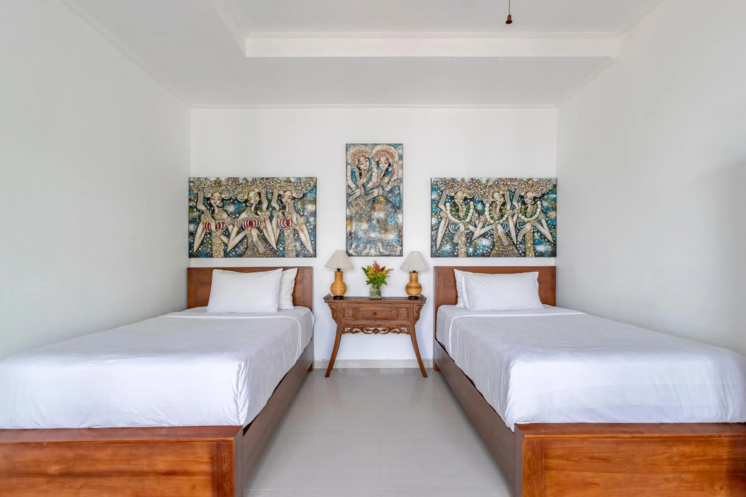 Bed in Kubu Gajah Villas