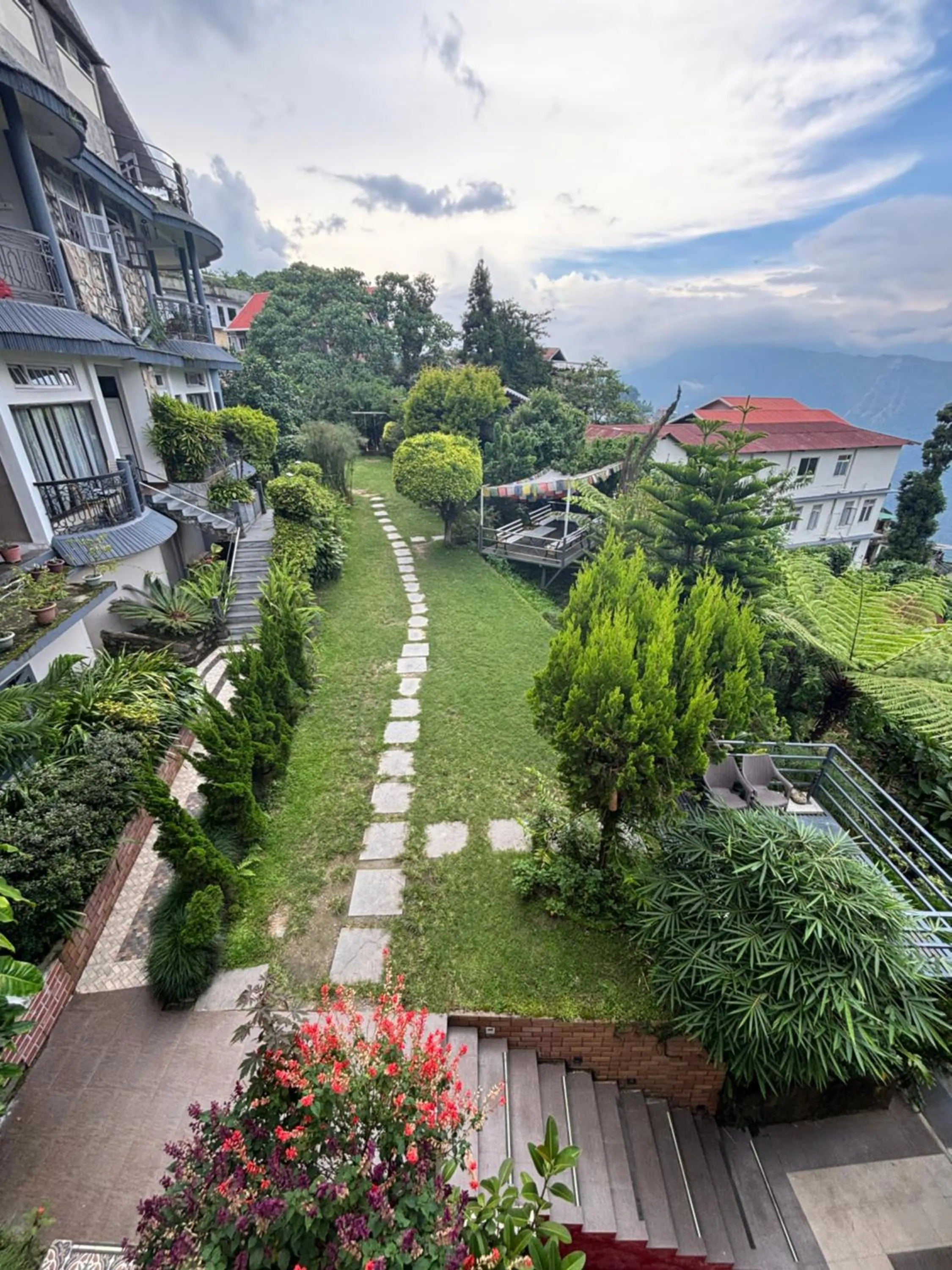 Garden in Sood's Himalayan Vista