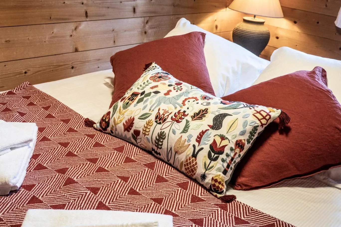 Bed in Gîte du Prilet