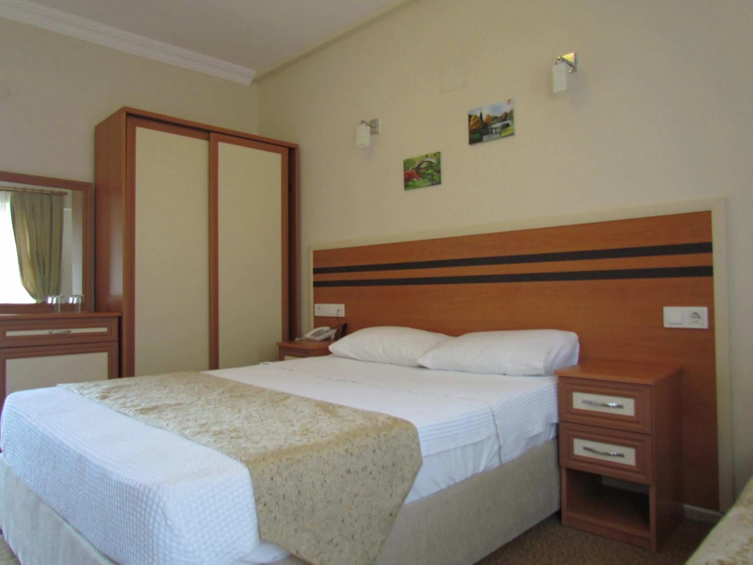 Bed in Dalyan Palmiye Resort Hotel