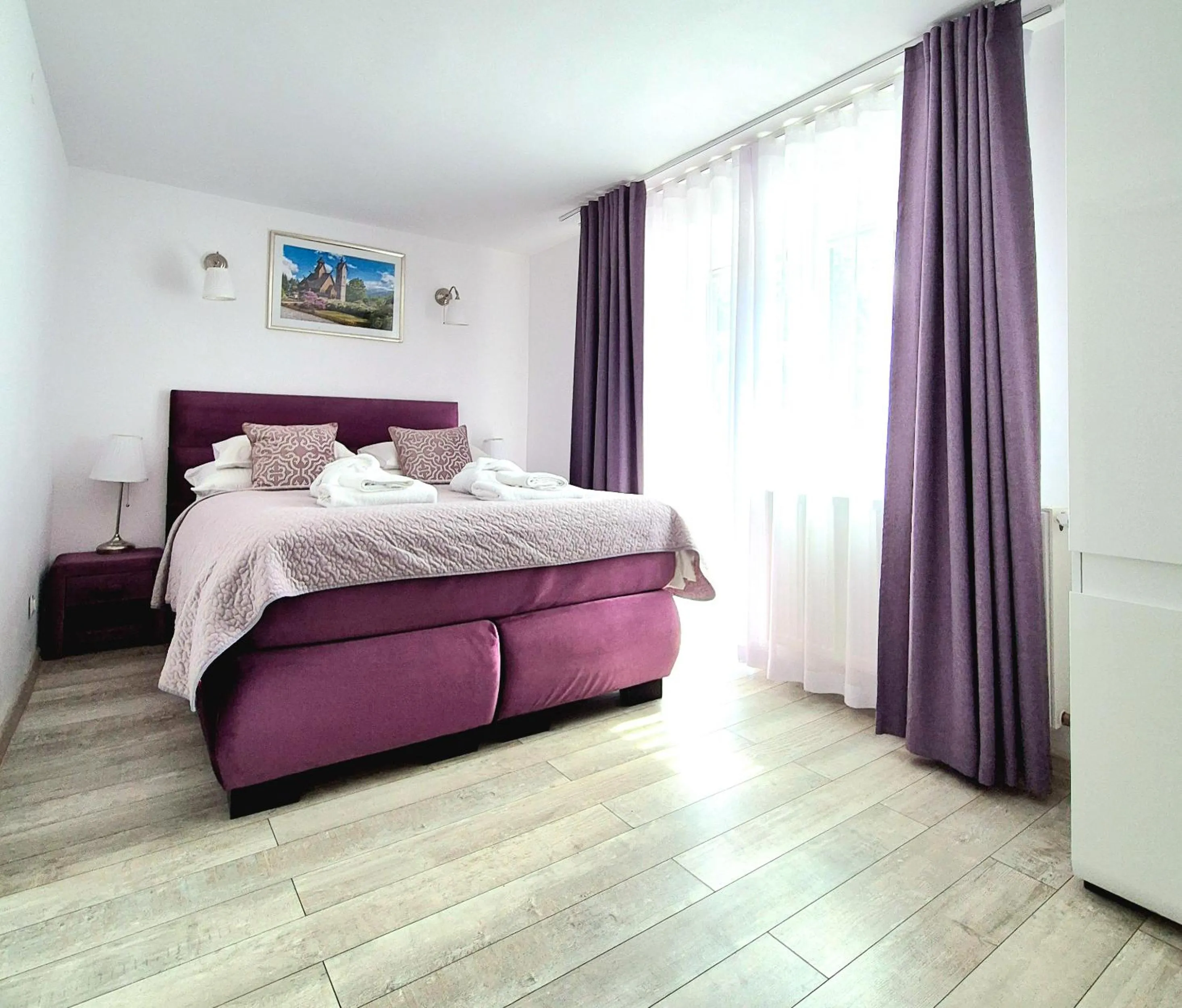 Bedroom, Bed in Apartamenty Alcatraz z jacuzzi