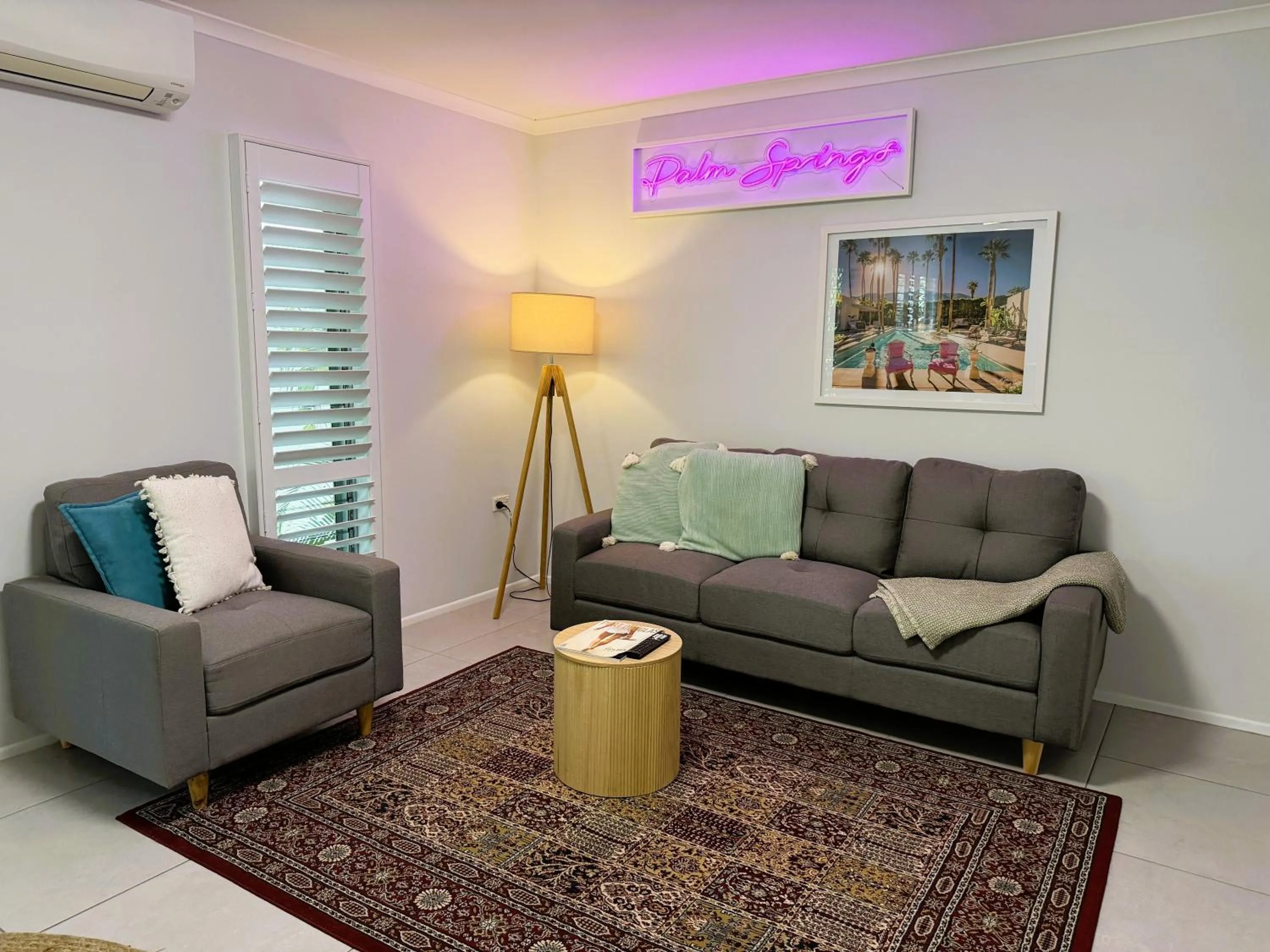 Living room in Lychee Tree Holiday Apartments