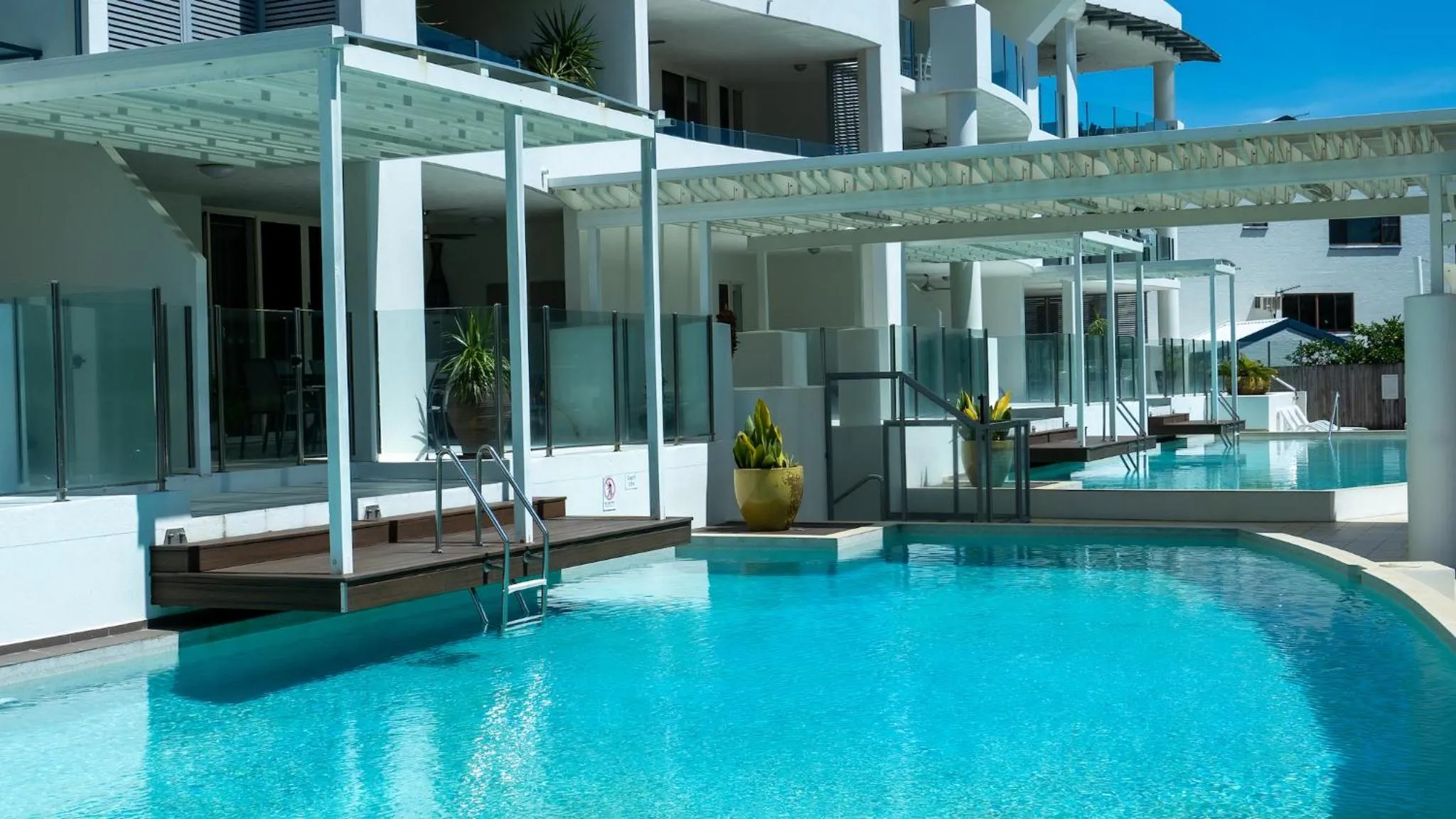 Swimming pool in Waters Edge Apartment Cairns