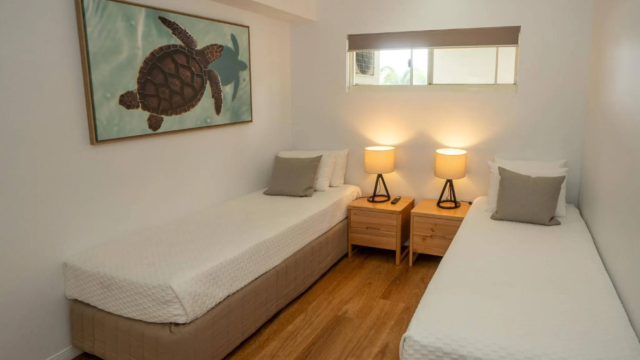 Bedroom, Bed in Waters Edge Apartment Cairns