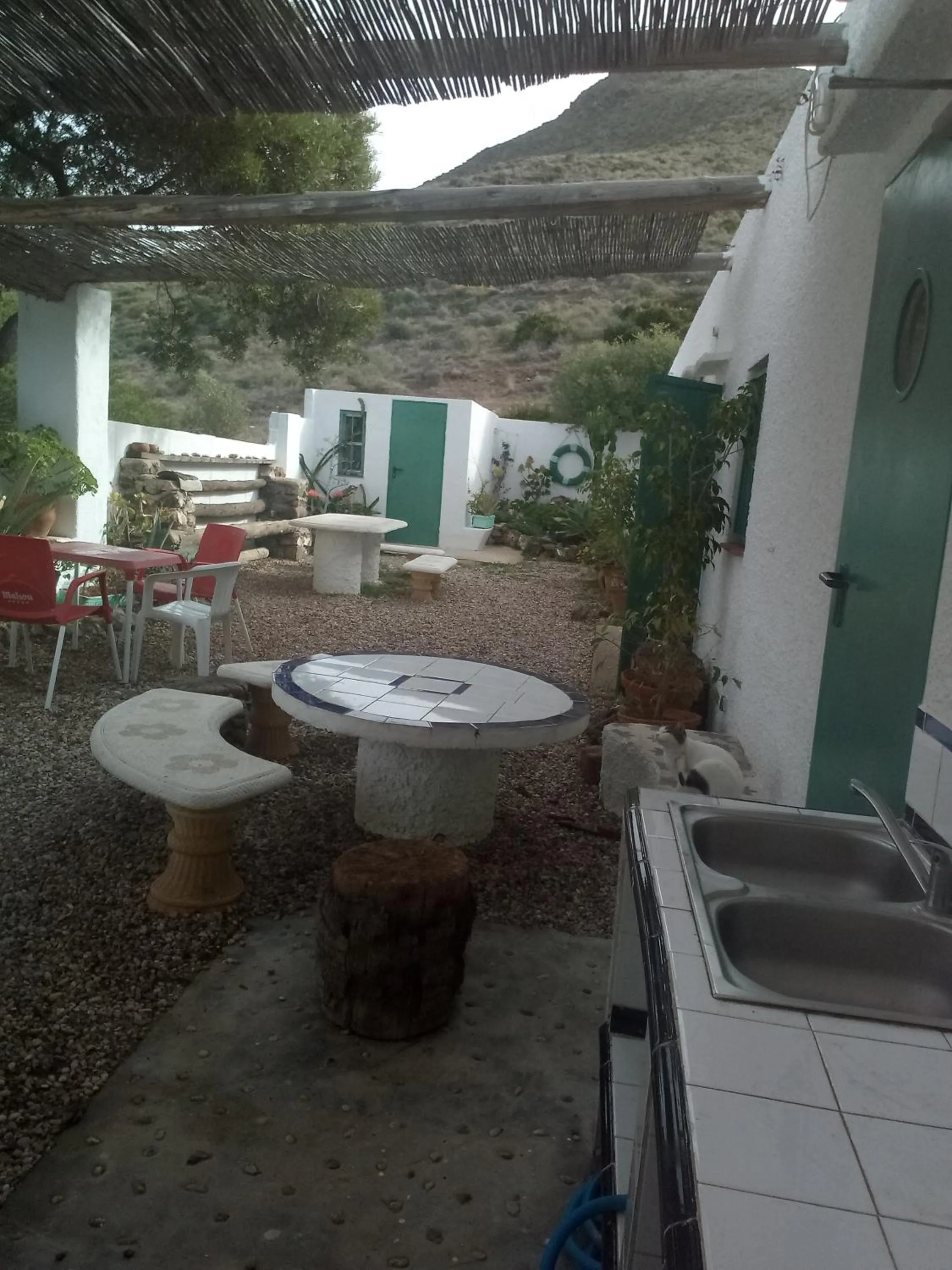 Garden in Albergue de San Jose