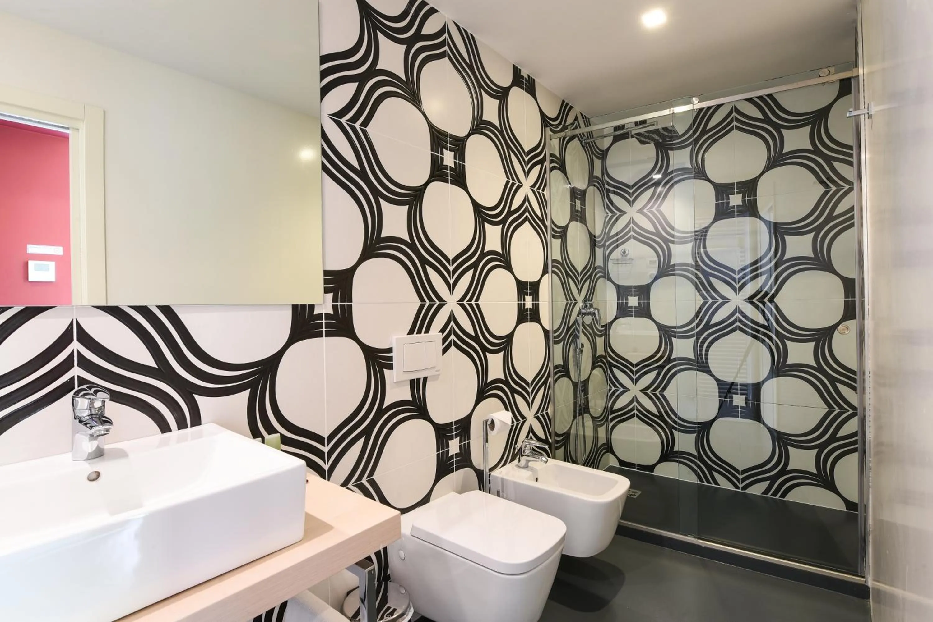 Shower in On The Rock