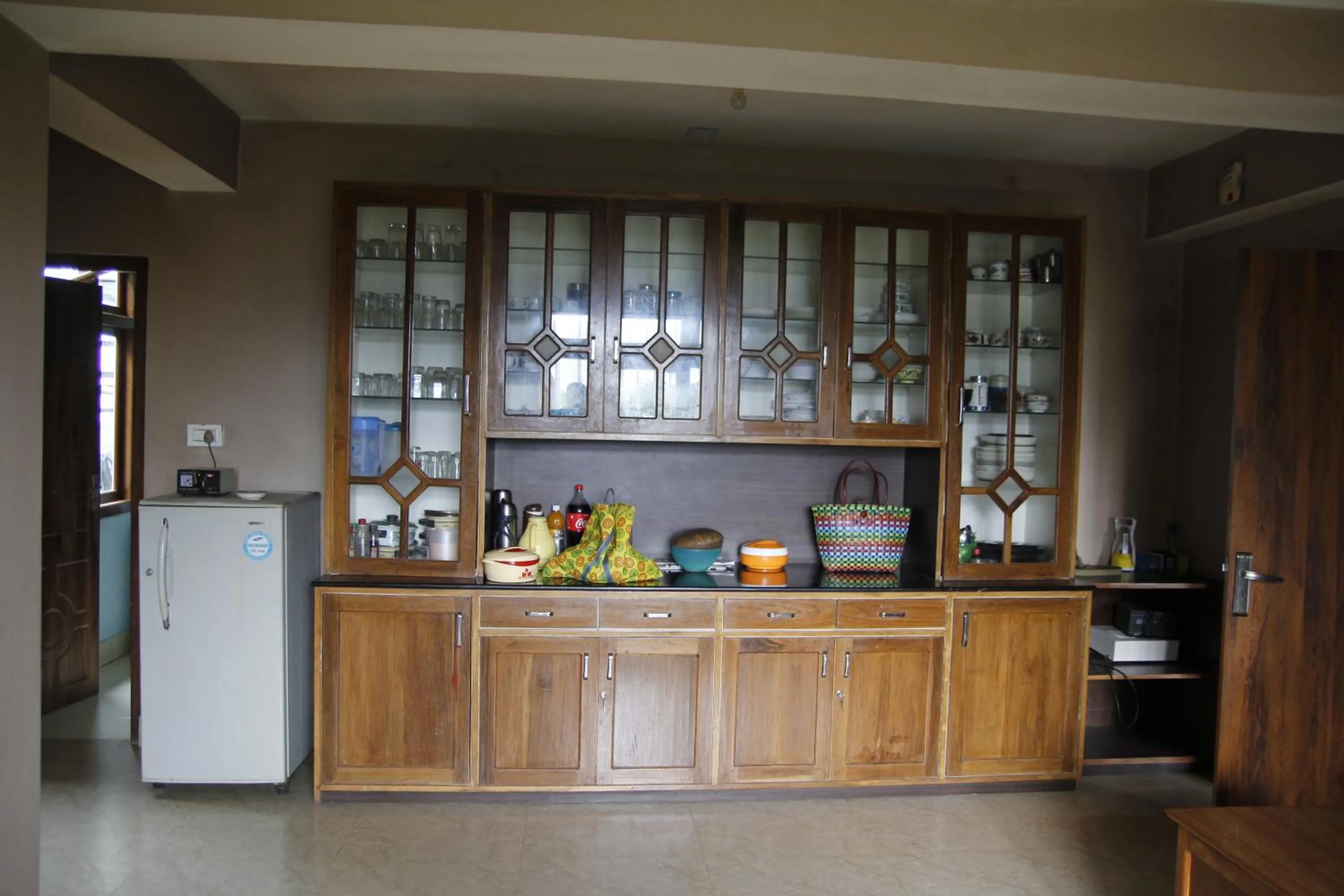 Kitchen or kitchenette in Vamoose Gomethang Homestay