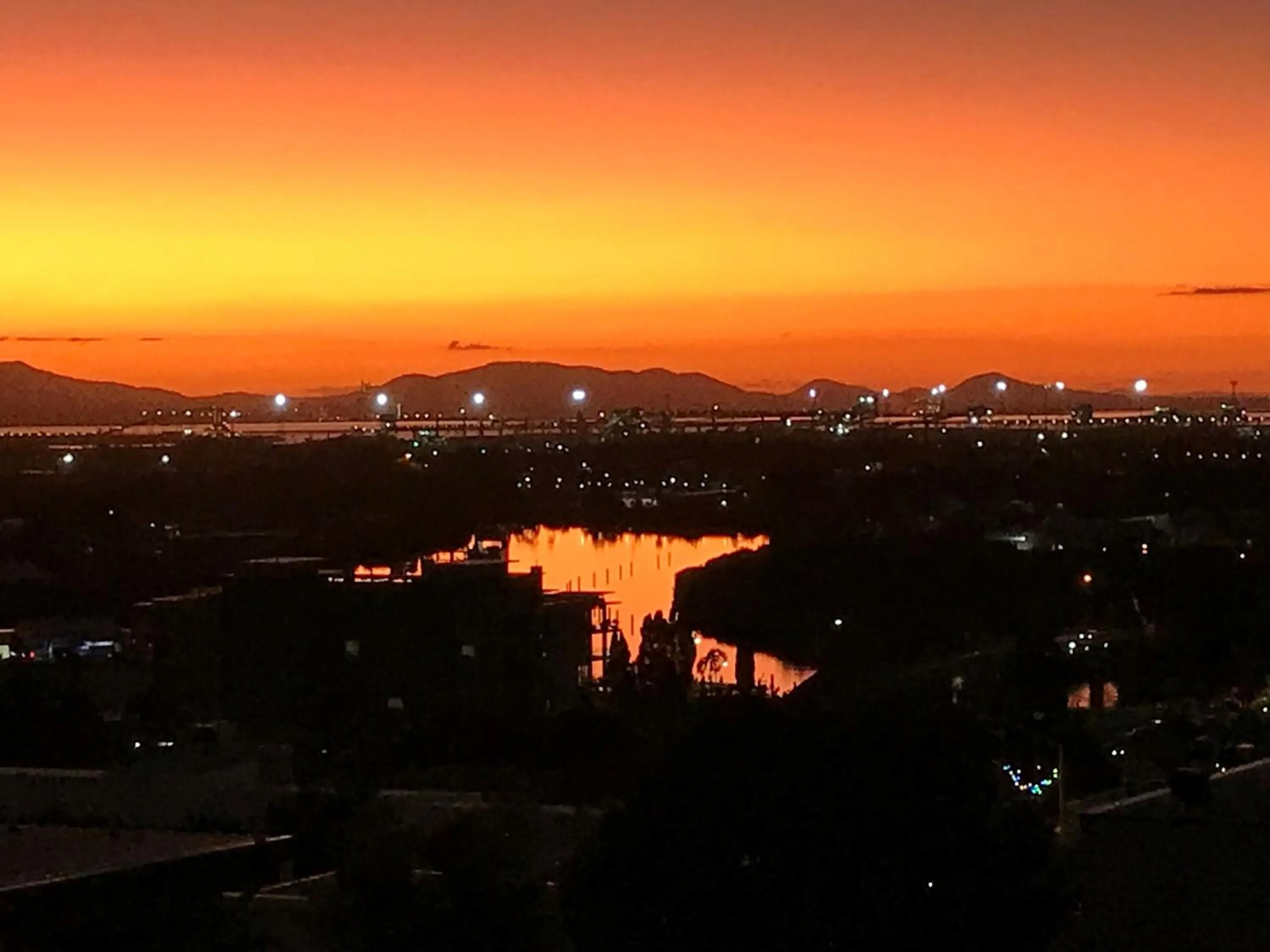 Sunset in Highpoint International Hotel