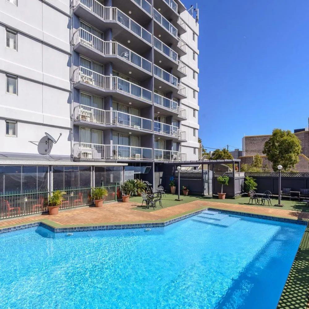 Pool view in Highpoint International Hotel