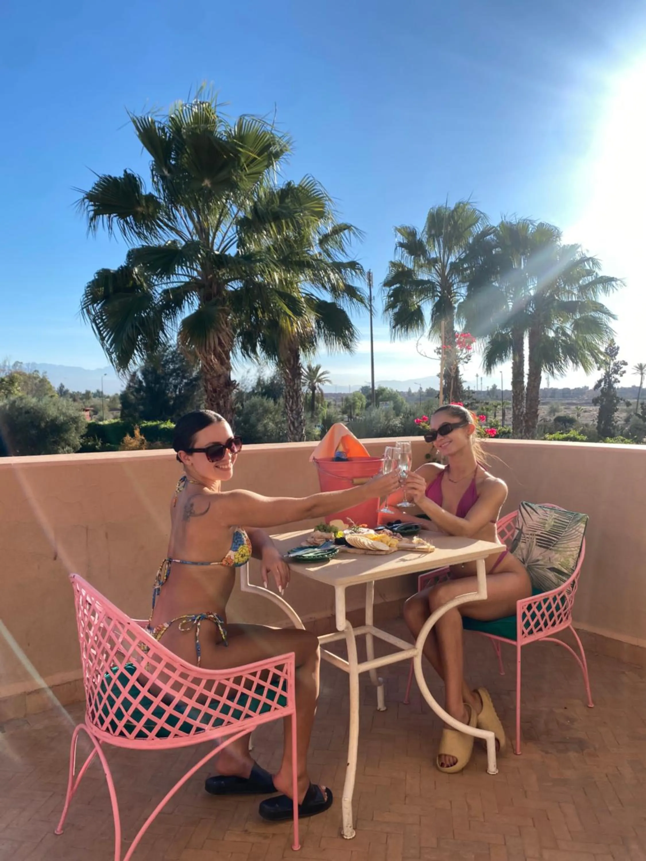 Patio in La Villa Des Golfs & PinkCactus