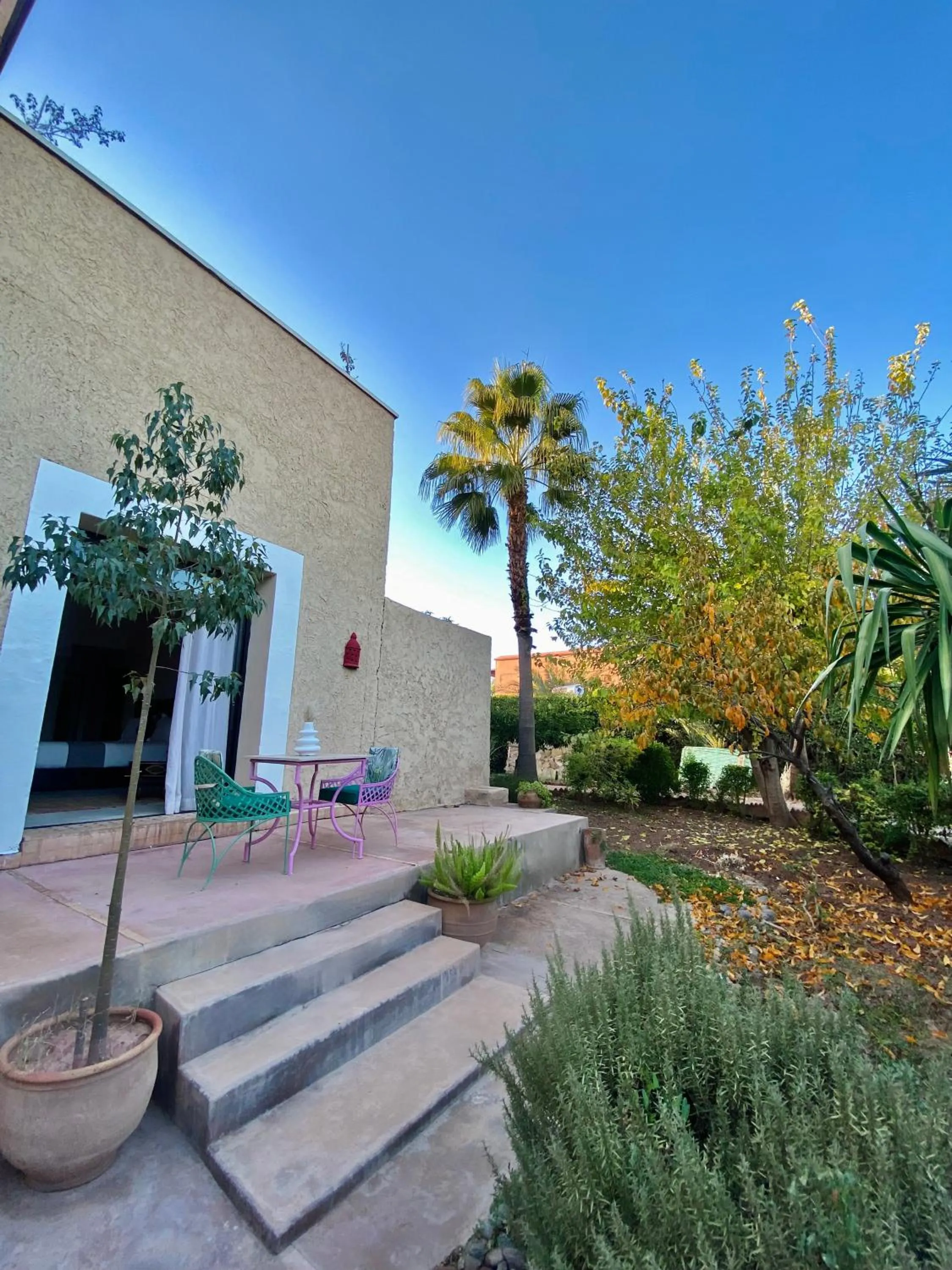 Garden in La Villa Des Golfs & PinkCactus