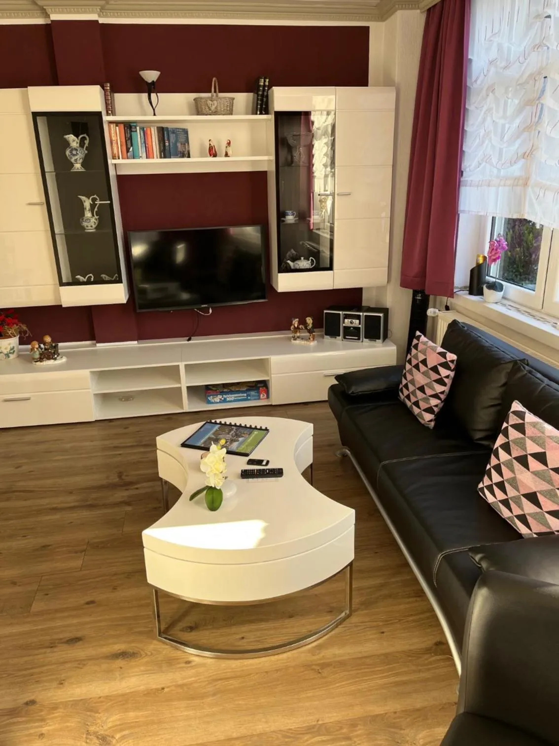 Living room in Macke`s Ferienwohnungen