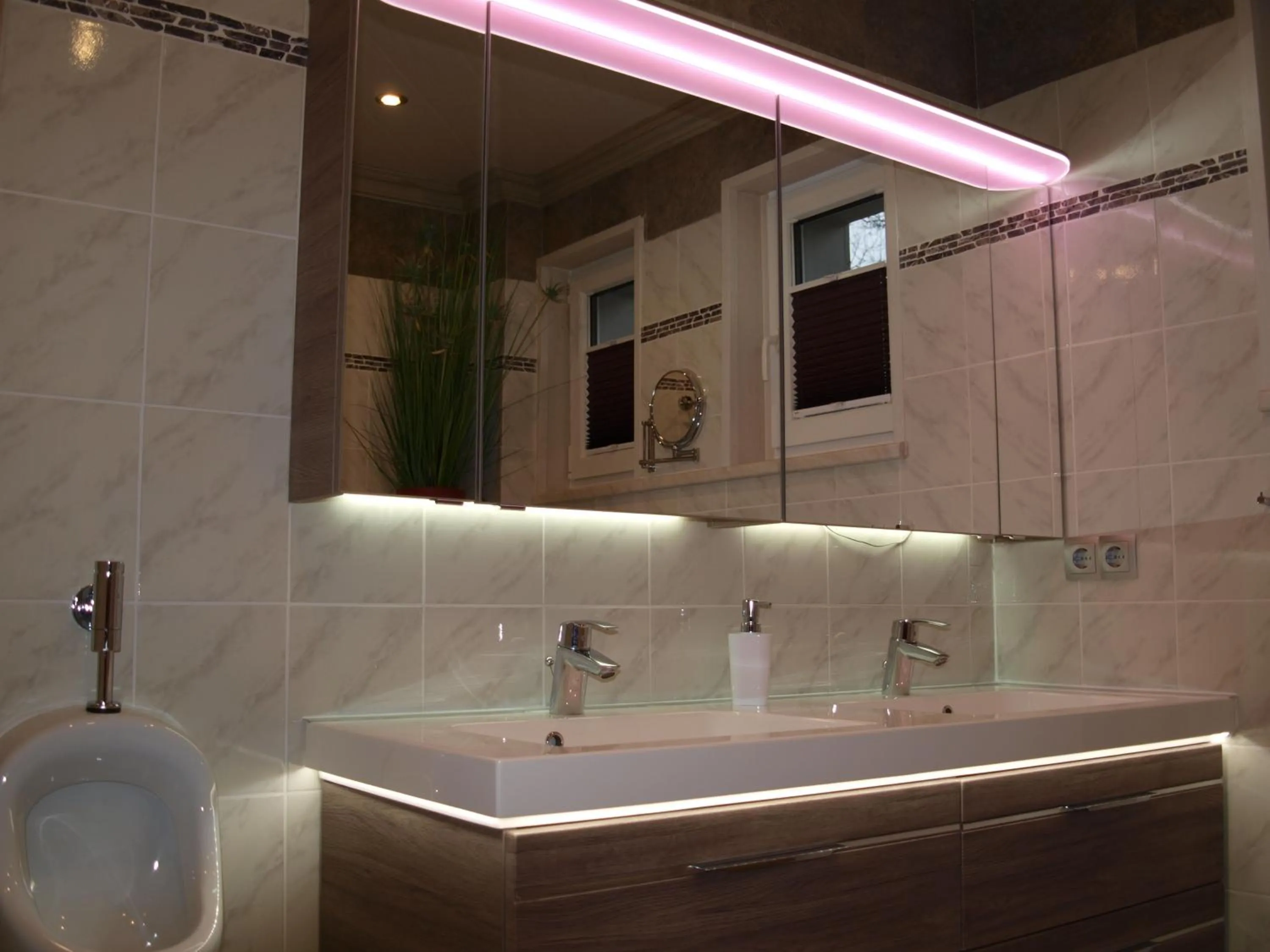 Toilet in Macke`s Ferienwohnungen